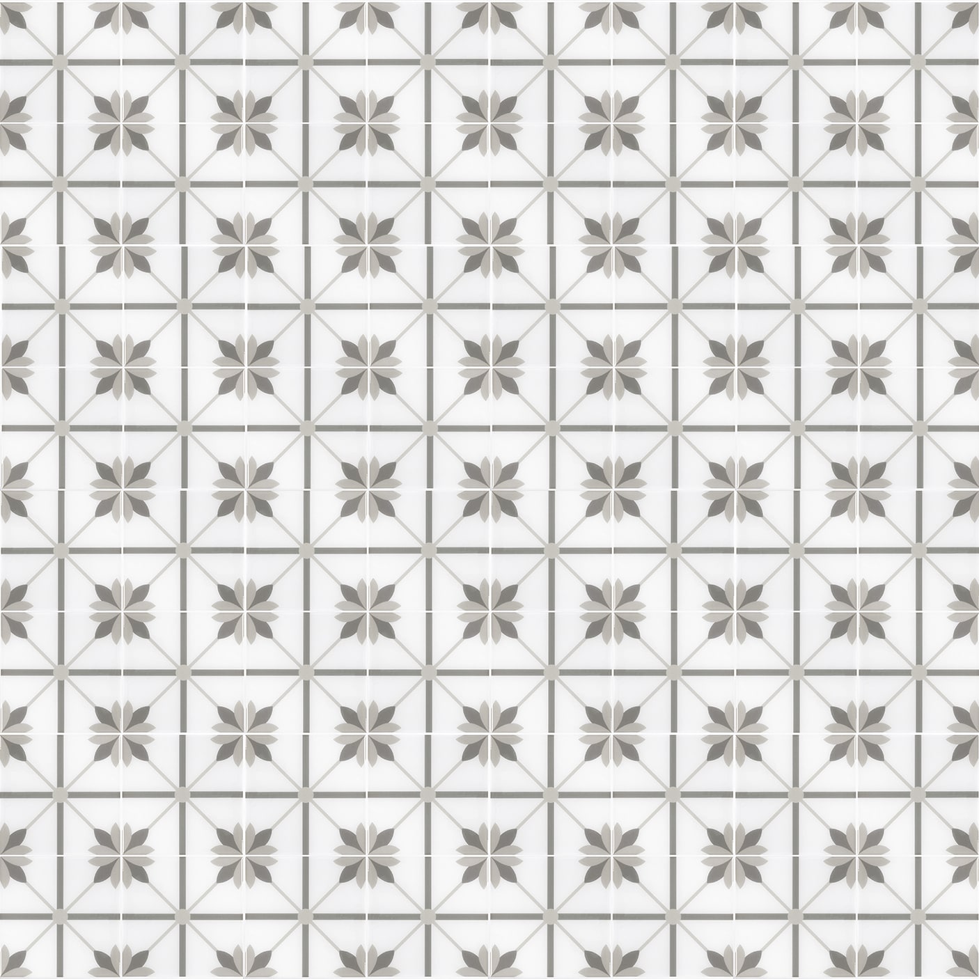 Peel&Stick Mosaics LWPS191040 Stone gate white and beige 10-in x 10-in Glossy Composite Encaustic Mosaic Wall Tile ( 0.694-sq ft Piece
