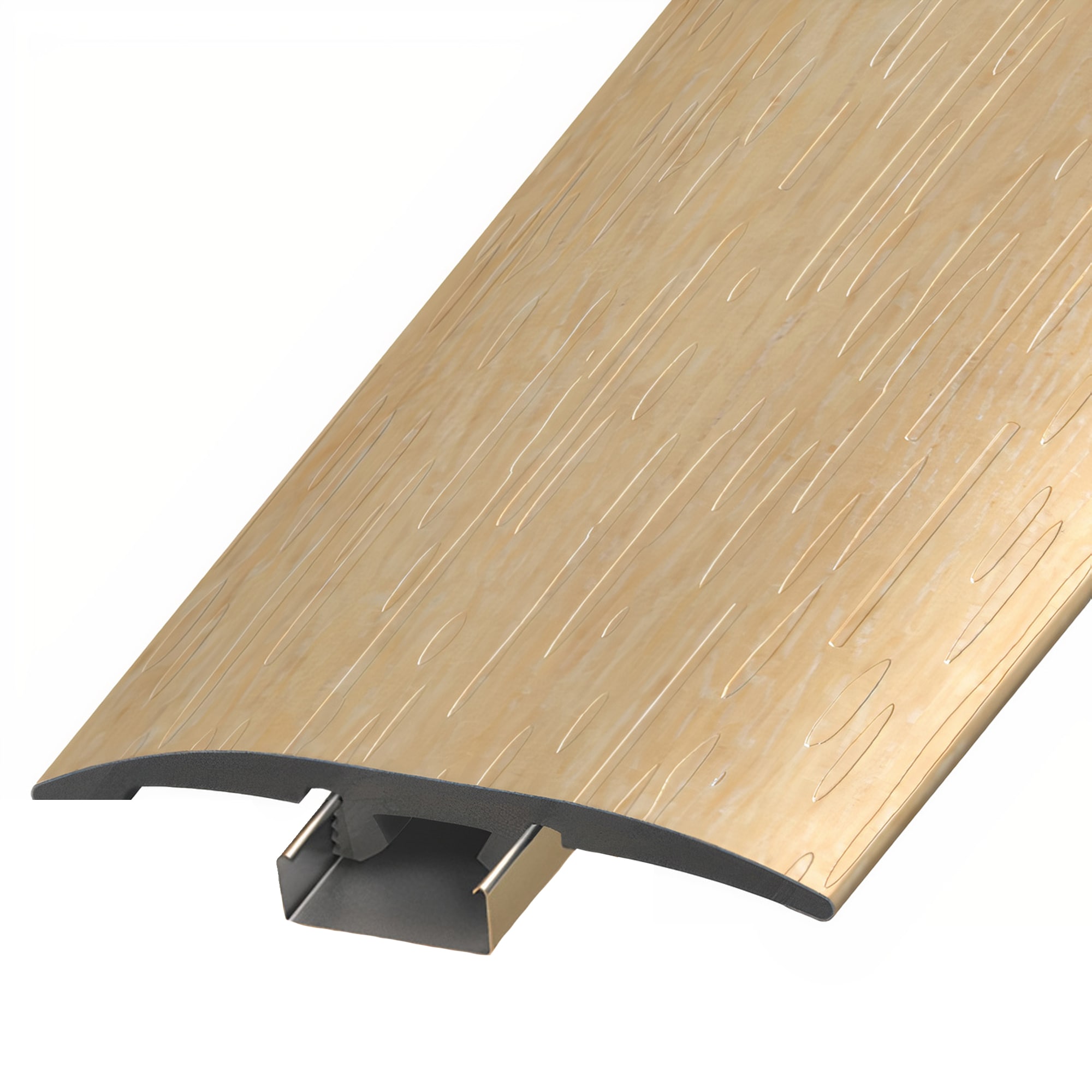 Element Flooring E20072TIO Moreland Verona Prefinished 0.375-in T x 2-in W x 94-in L Vinyl 3-in-1 T-moulding/Reducer/Endcap