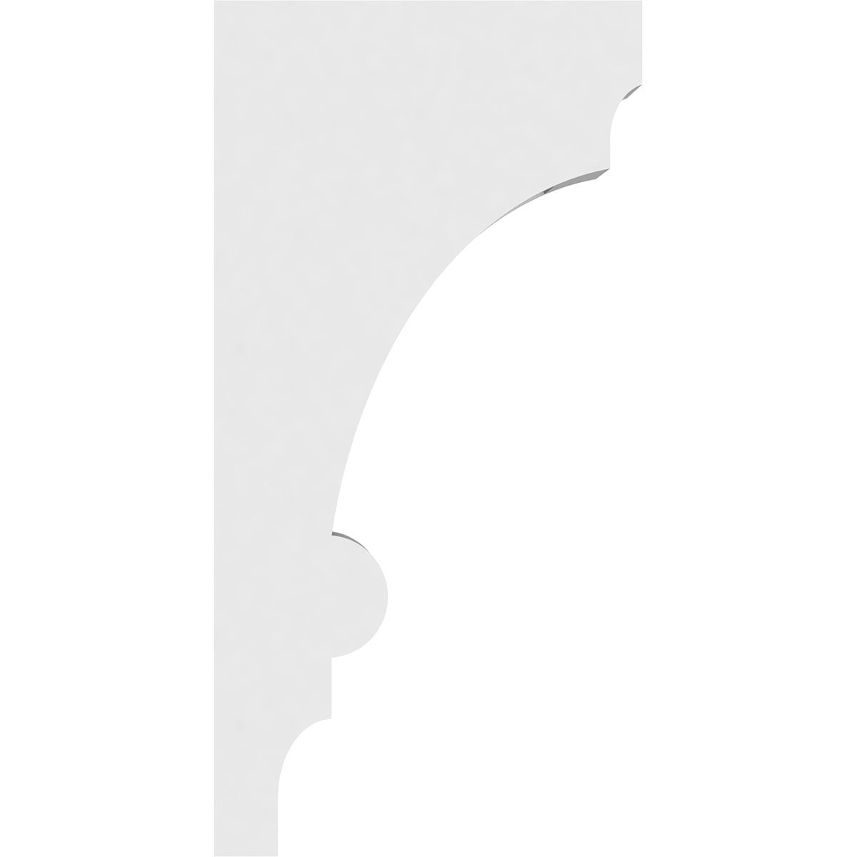 Ekena Millwork CORP03X10X20DIA corbels - View #3