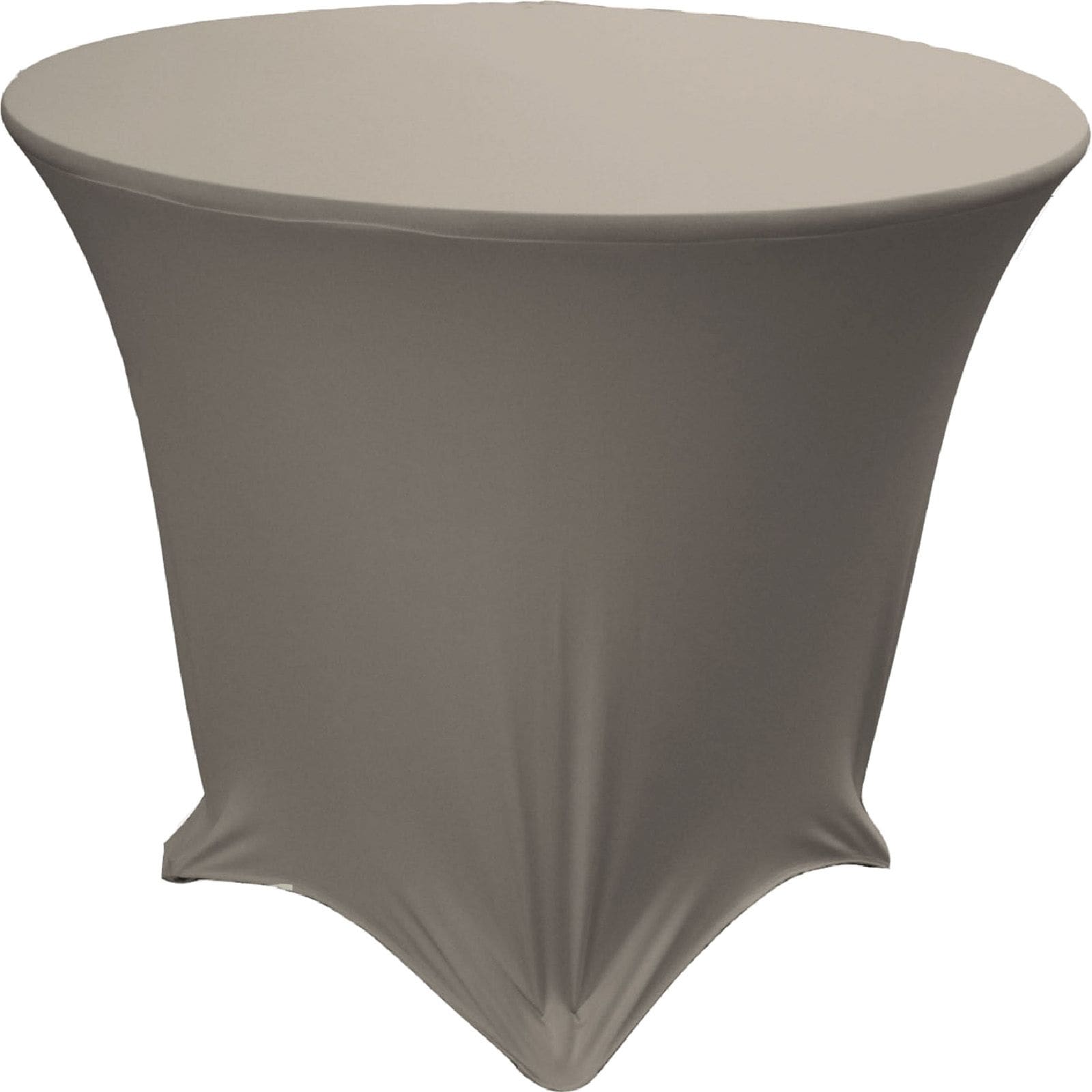 Slickblue Fitted Indoor and Outdoor Spandex Table Cover for 30 Inch Round x 30 Inch High Cocktail Table with Reinforced Leg Pockets Multiple Color Options