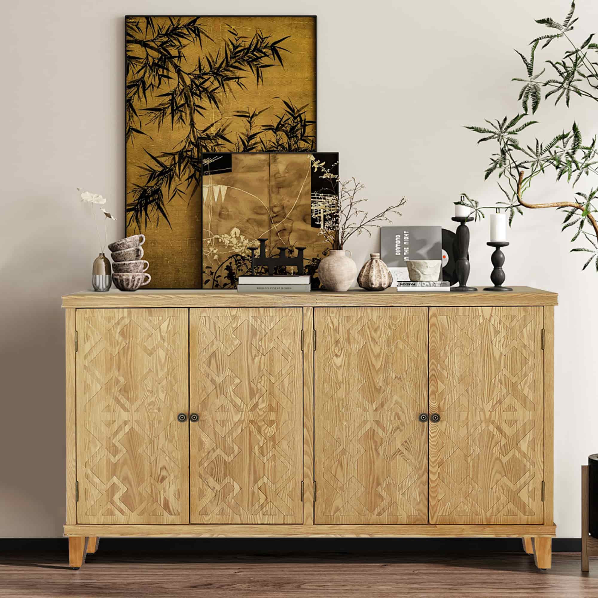 Maison Boucle VETRA-CABINET-BROWN chests - View #2