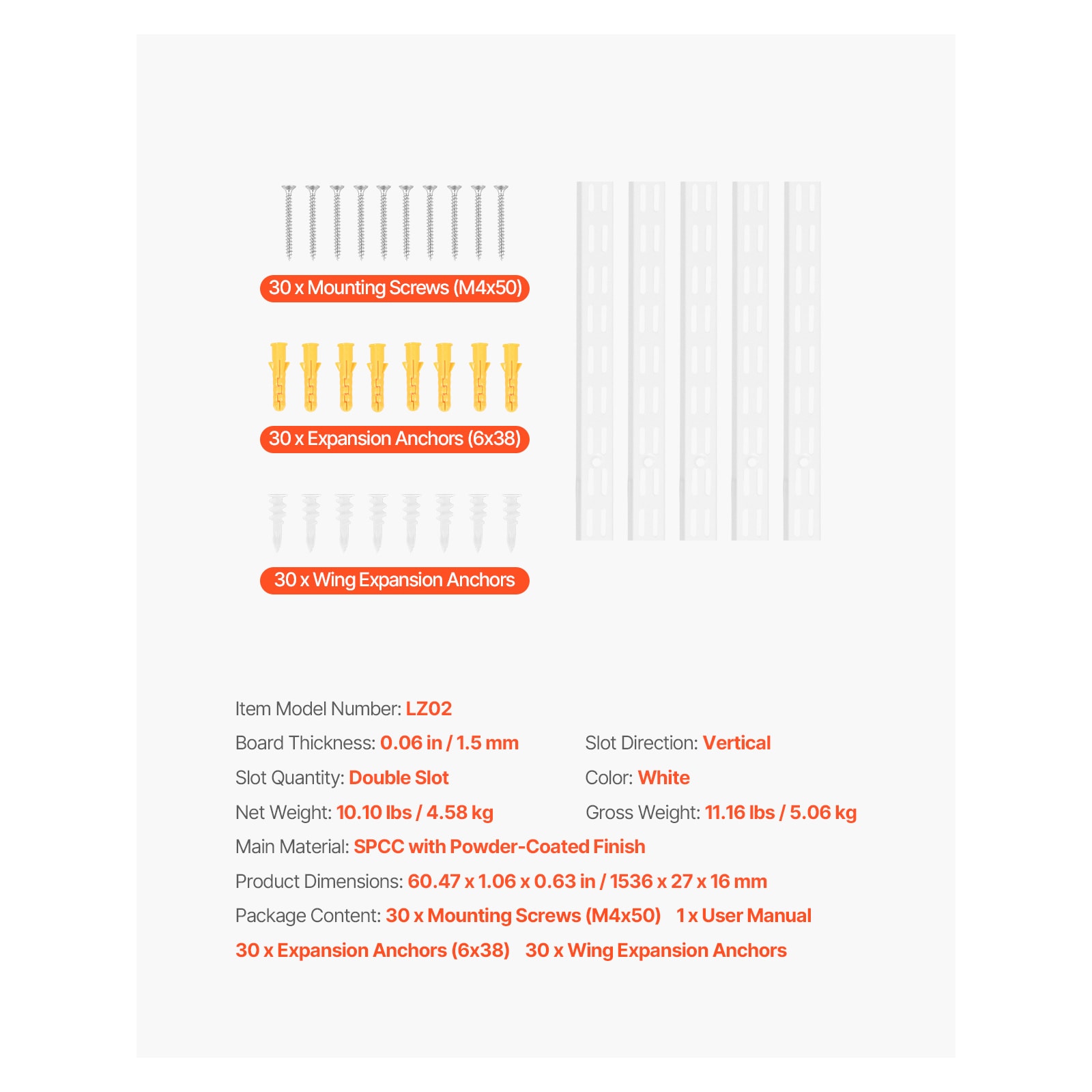 Mecale YAS-3ZC429 Shelving-Hardware - View #3