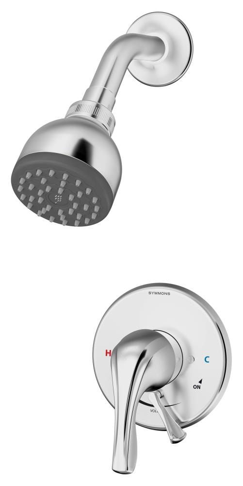 Symmons S-9601-PLR Origins Chrome 1-handle Single function 2.76-Inches Round Shower Faucet with Valve