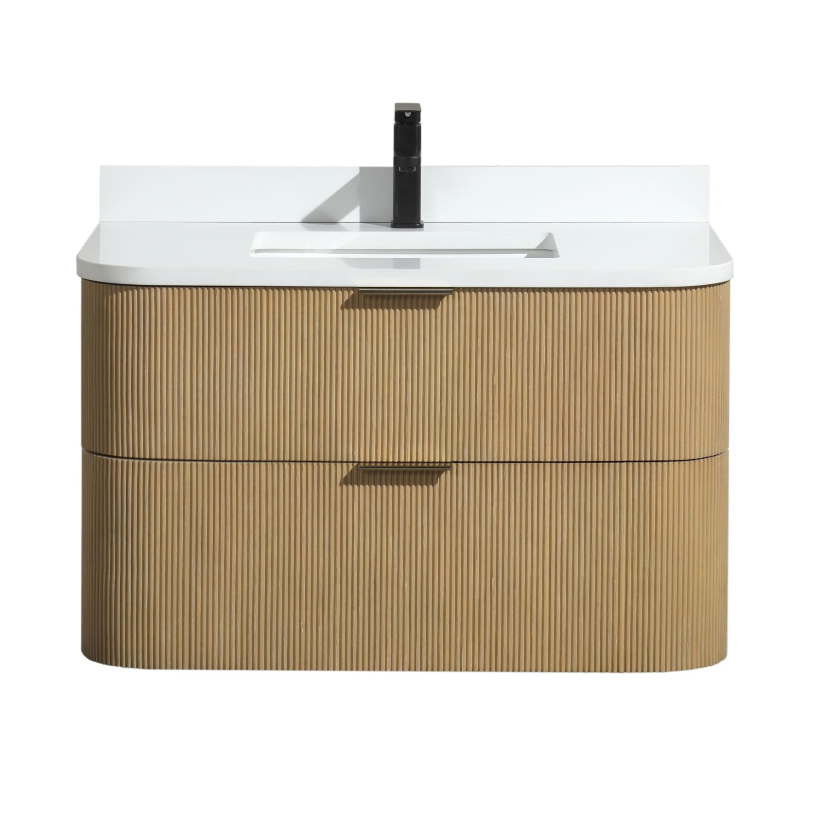 Ari Kitchen & Bath AKB-CHANTAL-36-OAK Bath-Vanity-Combo - View #2