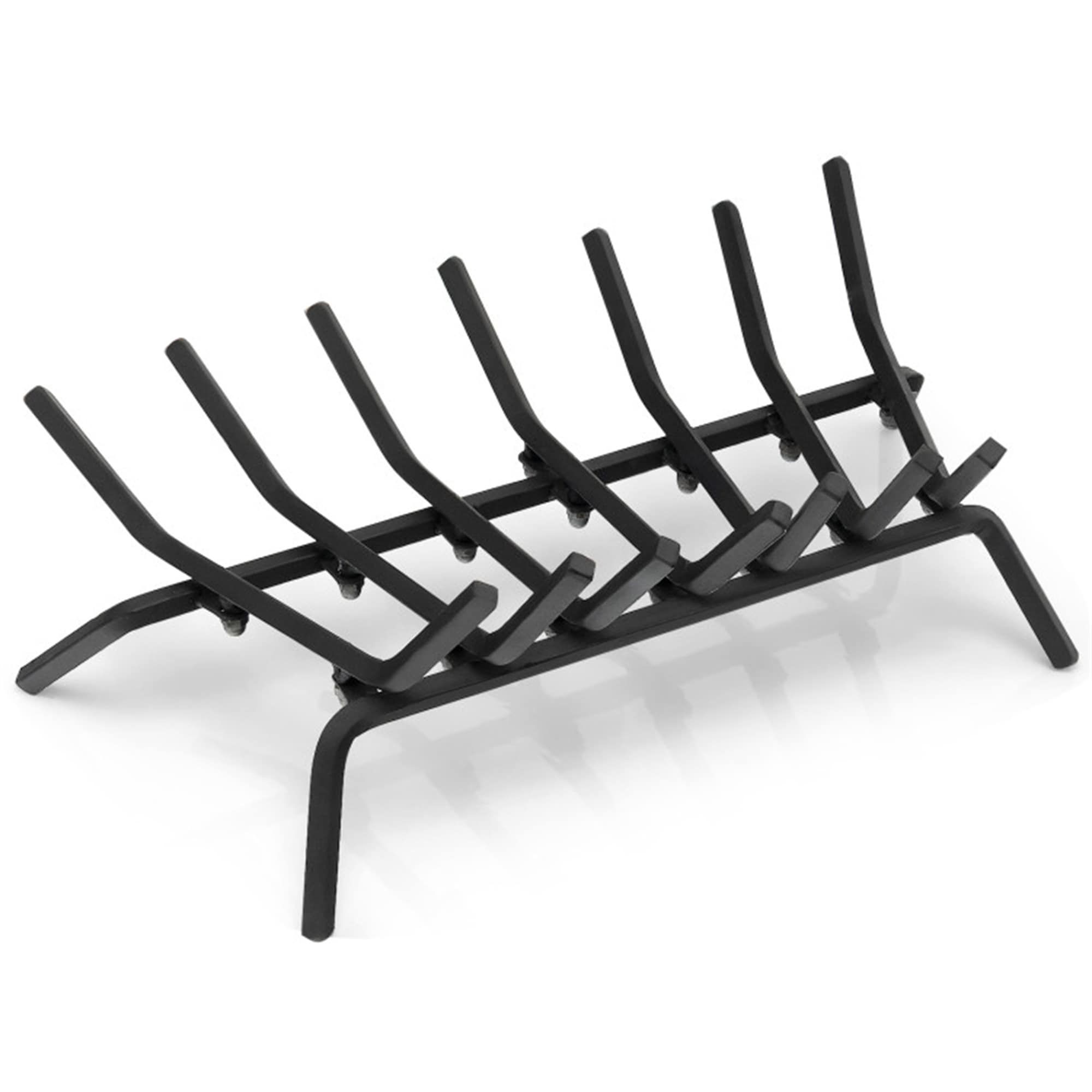 BABOOM BOM-10282-M-CO 1/2-in Cast iron 23-in 7 -Bar Fireplace Grate