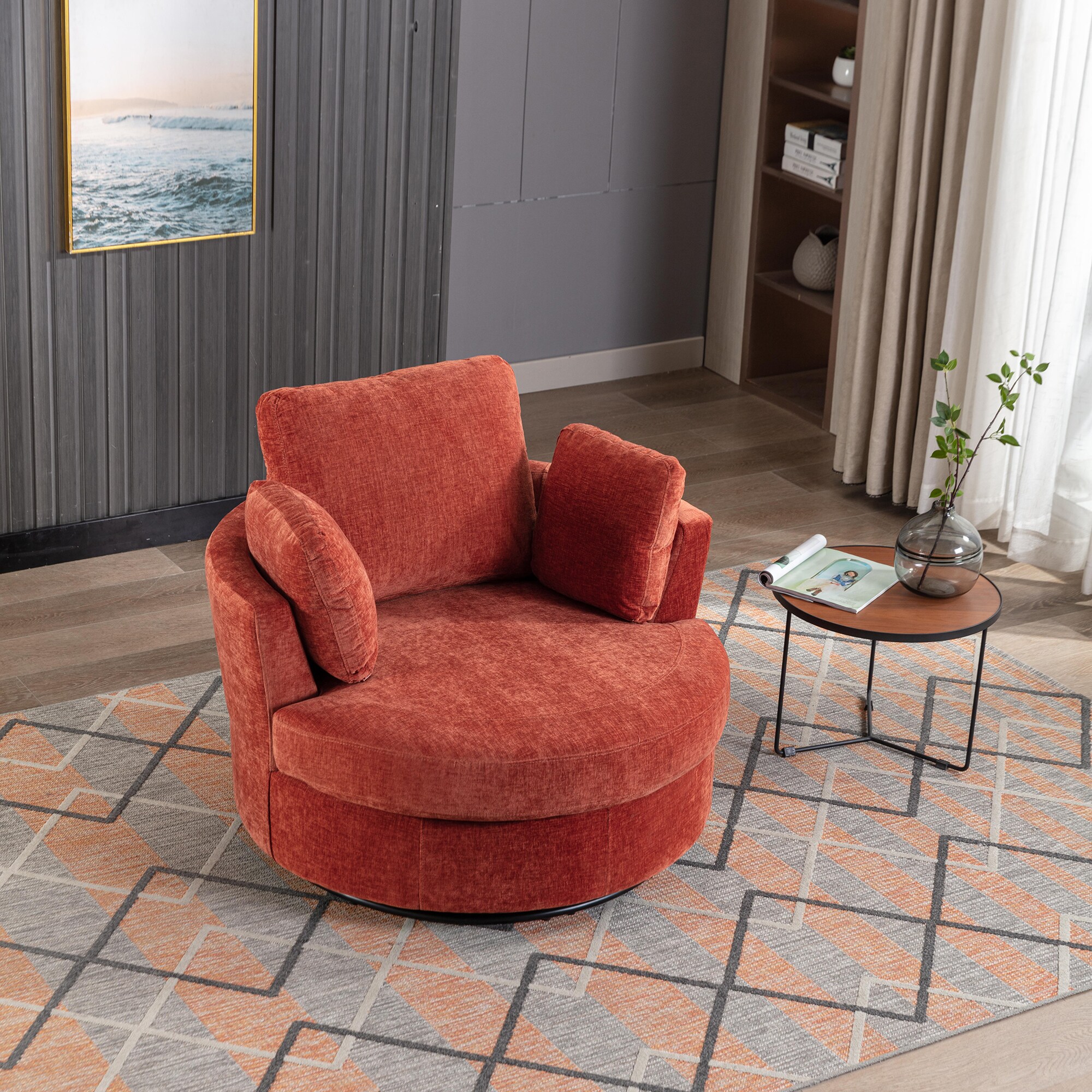 Aortzio HM-A1001-TERRACOTTA chairs - View #10