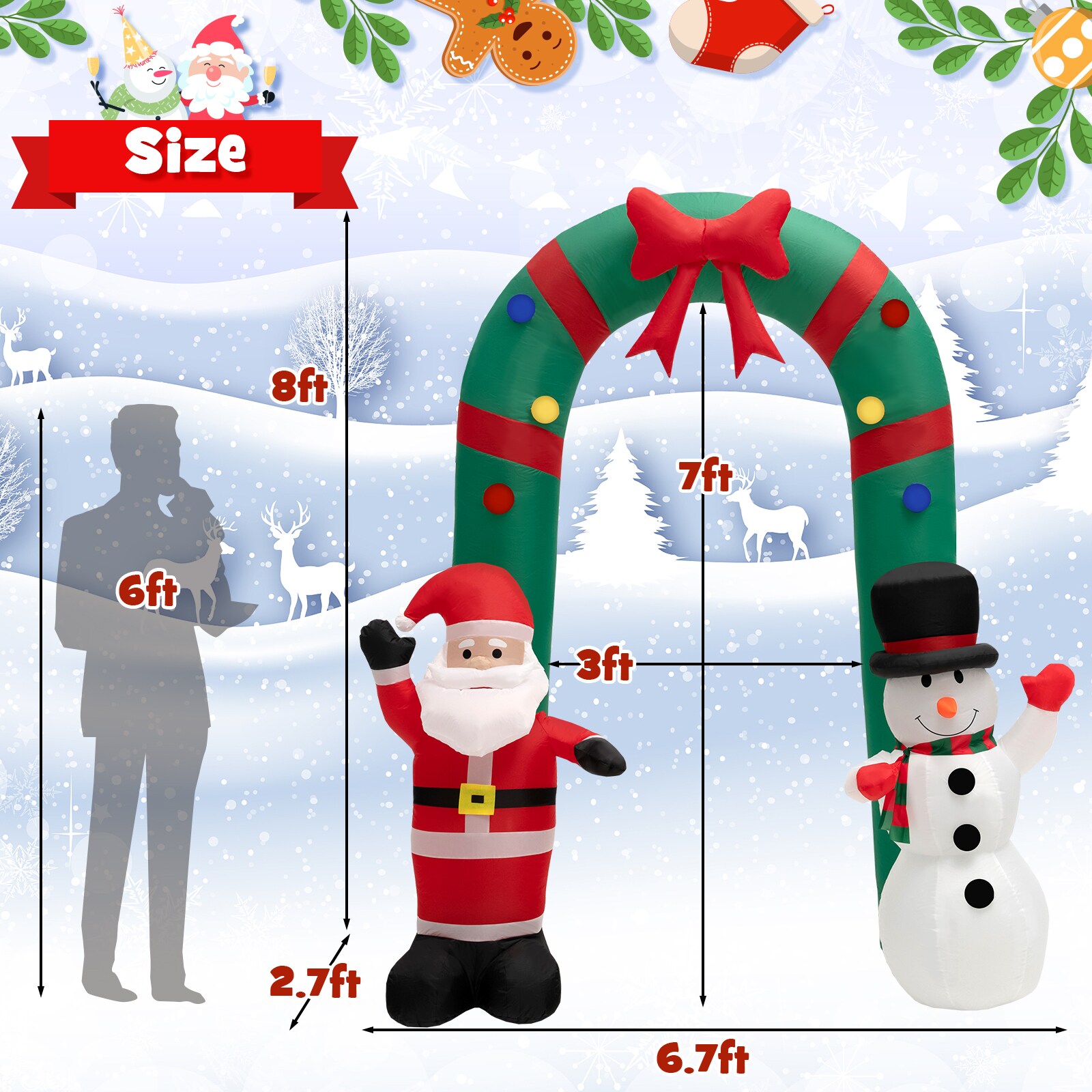 BABOOM BMMP-CM-SD23984US Christmas-Inflatables - View #6