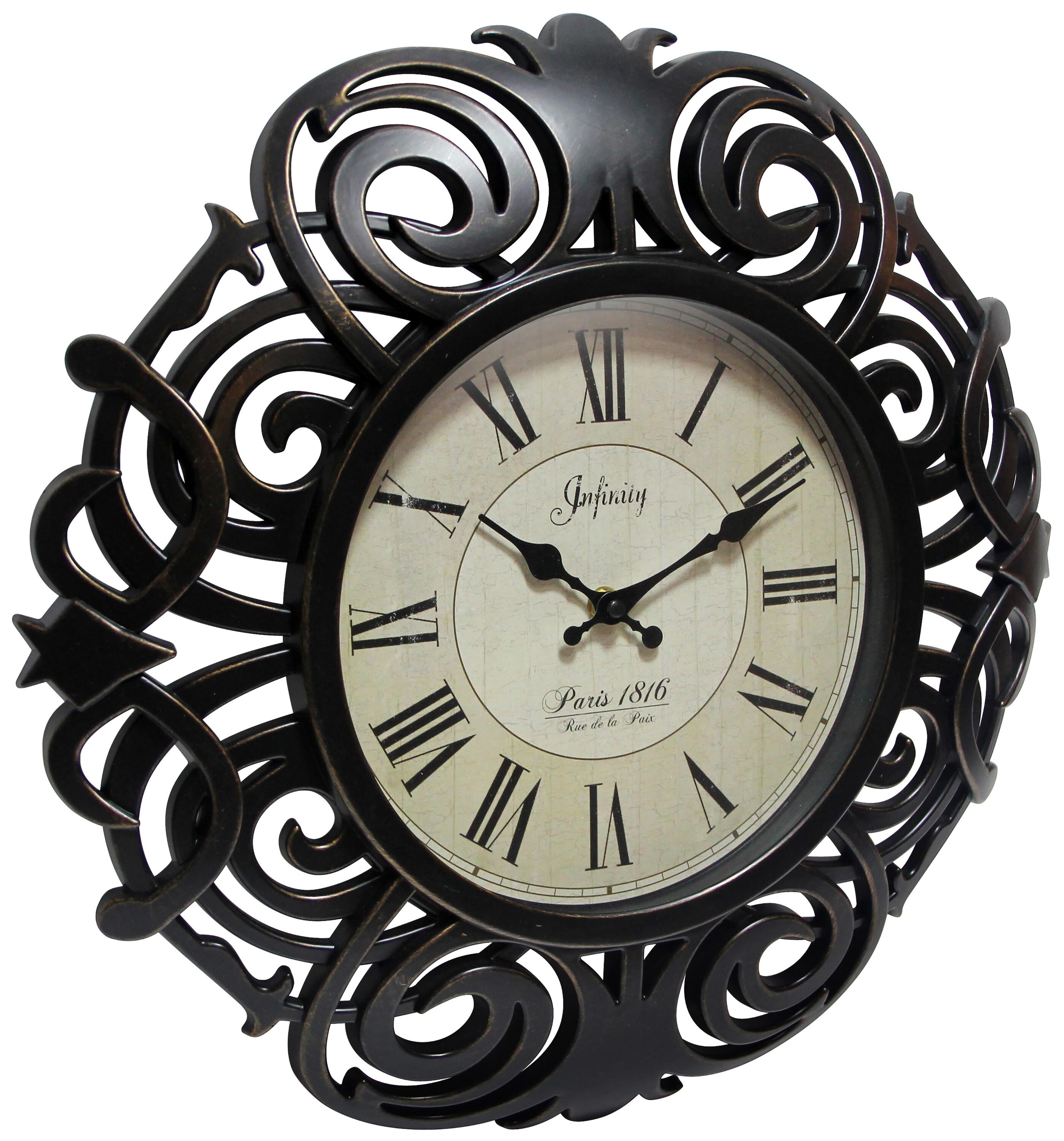 Infinity Instruments 15015AB-4014 Indoor-Outdoor-Clocks - View #2