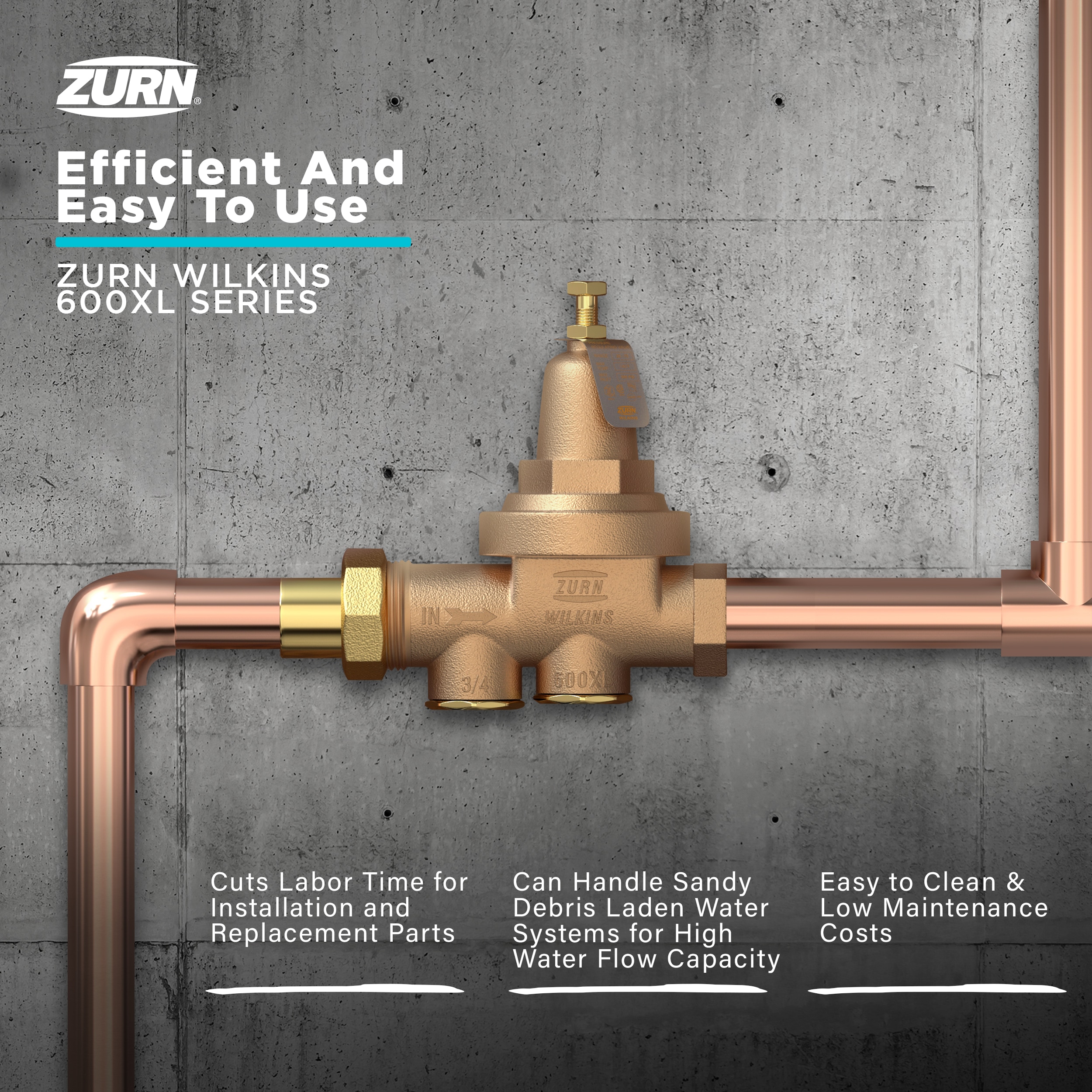 Zurn Wilkins 34 In Fnpt Bronze Pressure Reducing Valve In The Pressure Relief Valves 4978