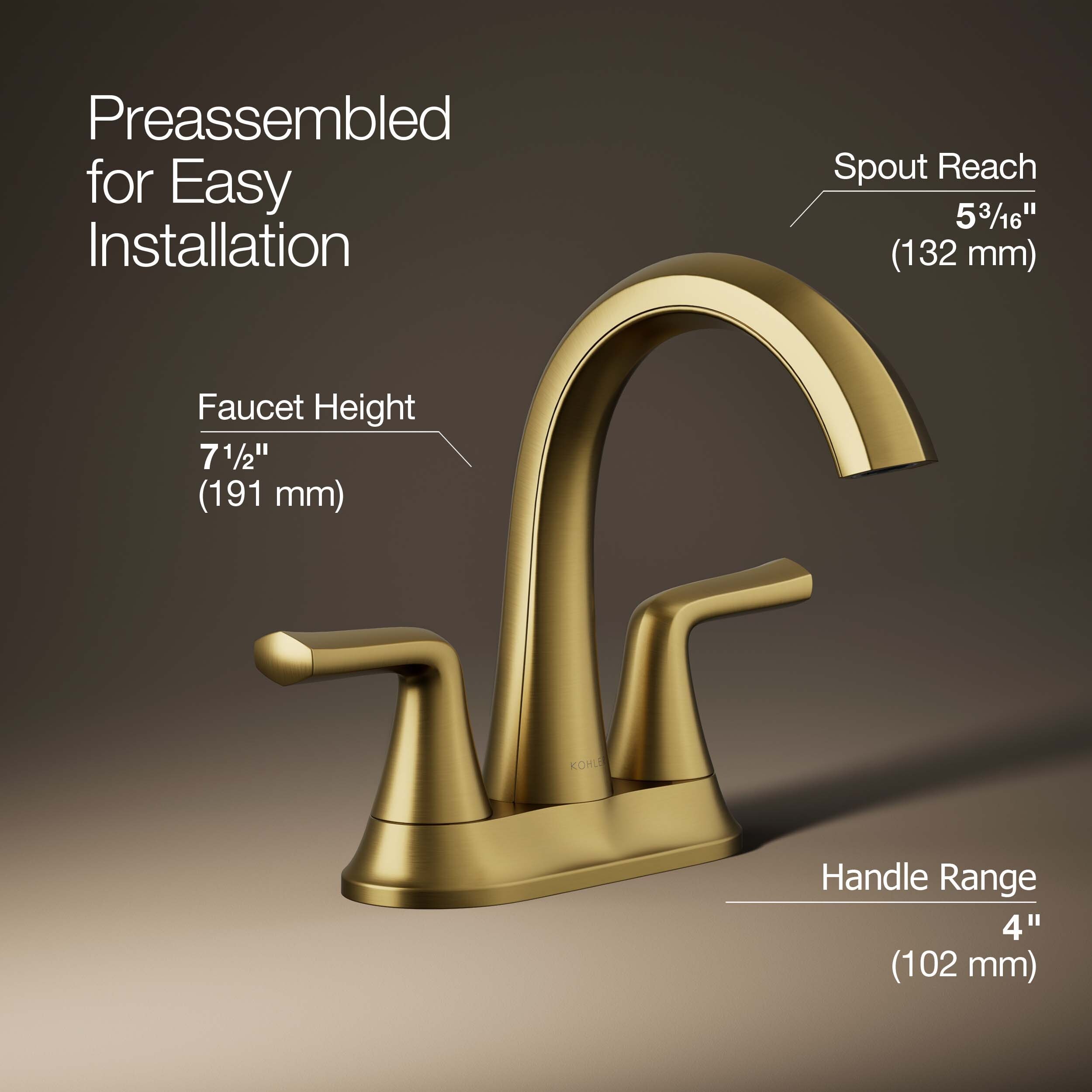 KOHLER R27212-4D-2MB Lavatory-Faucets - View #4