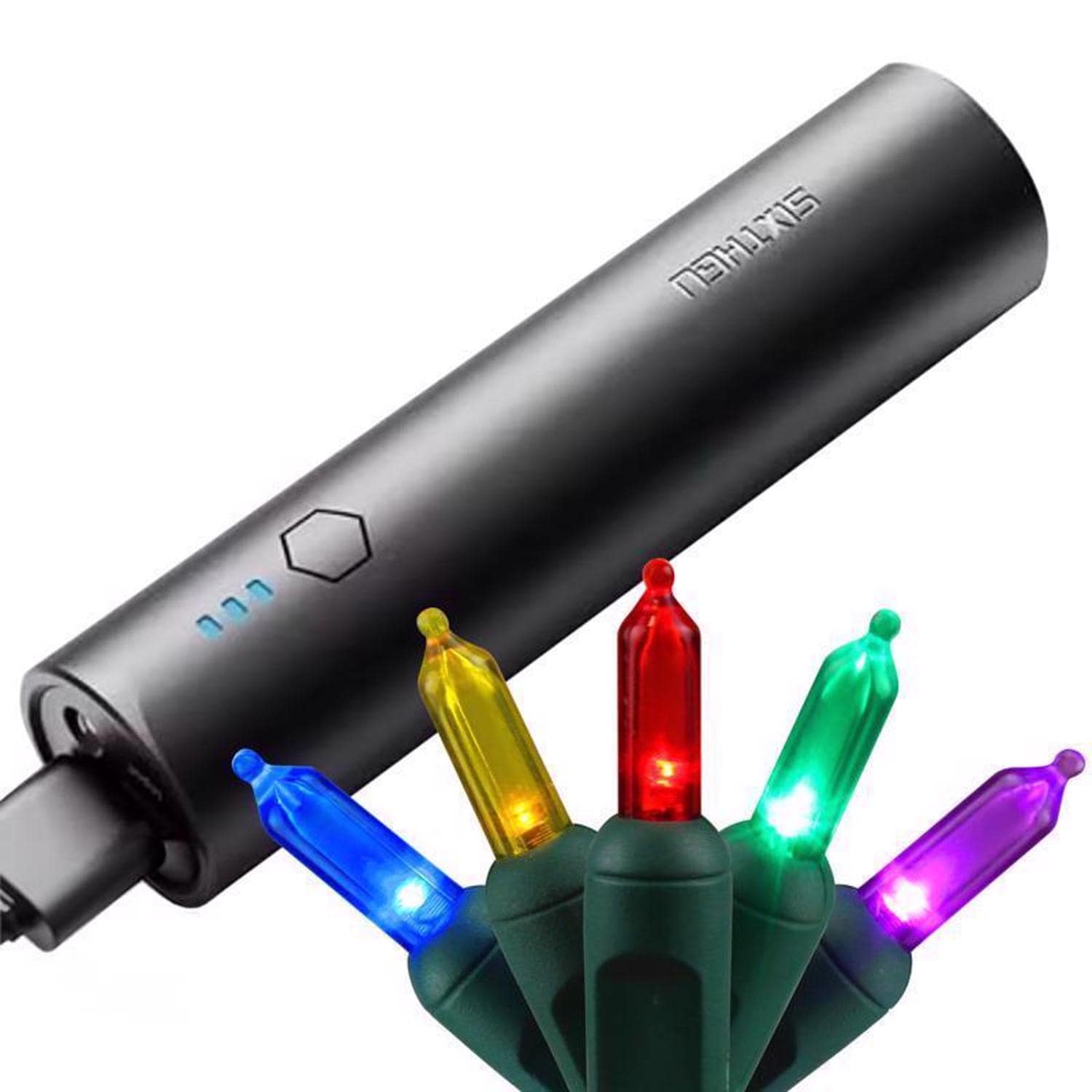 Celebrations EJD9097043 Platinum LED T5 Multicolored 50 ct String Smart Enabled Christmas Lights 16.3 ft.