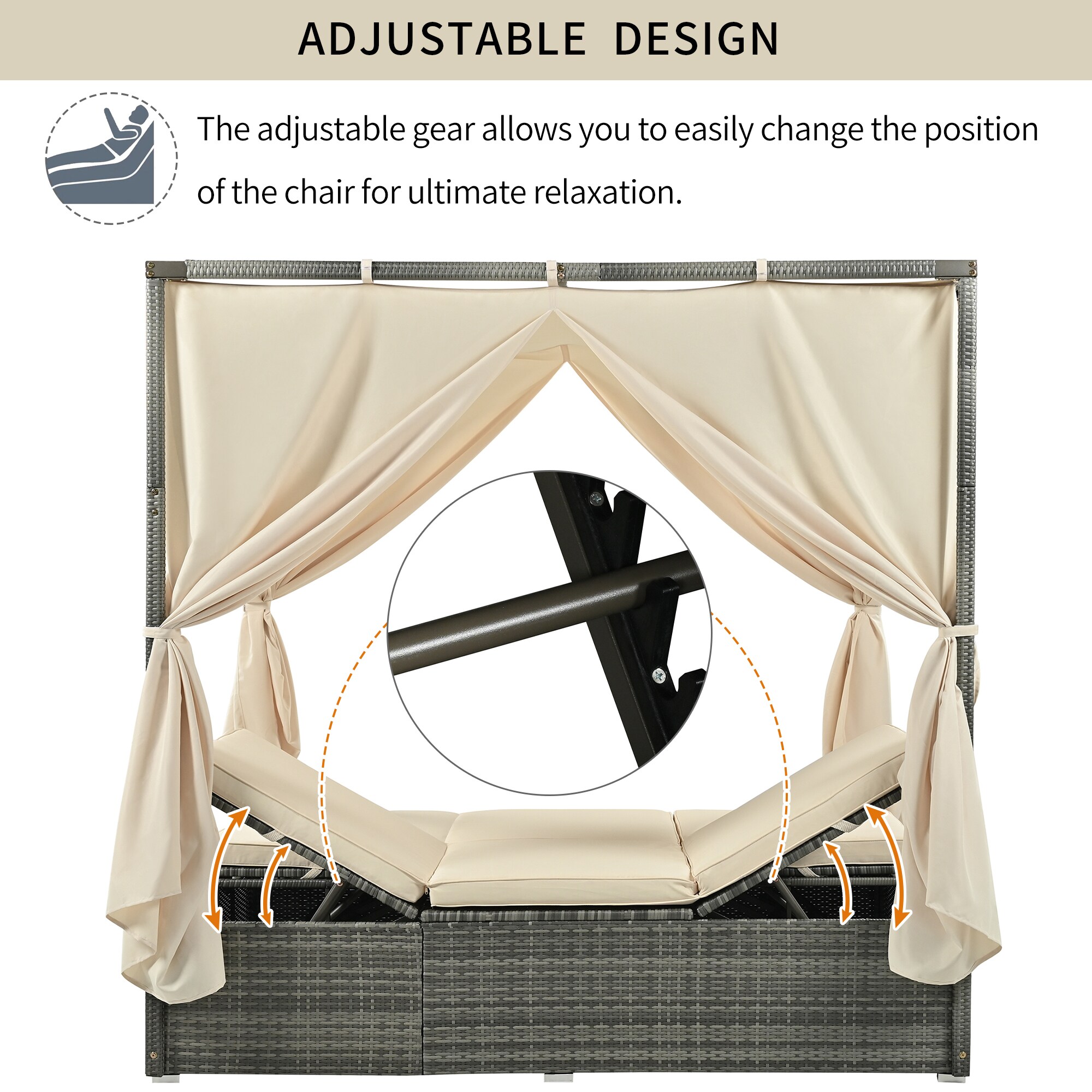 ModernLuxe L-WY000312AAA Patio-Sofas-Daybeds - View #3