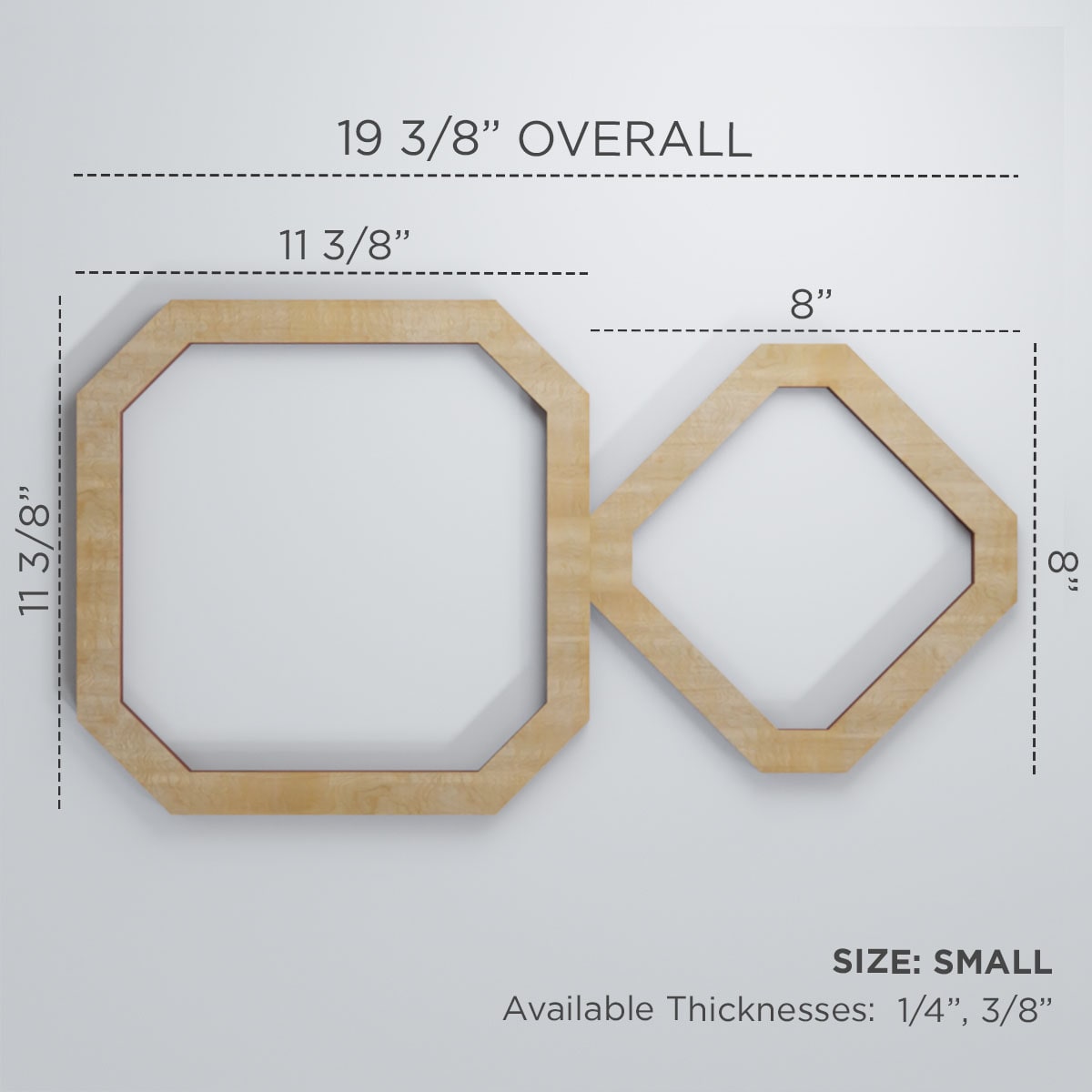 Ekena Millwork WALW12X12X0375LKHWA Wall-Panels - View #3