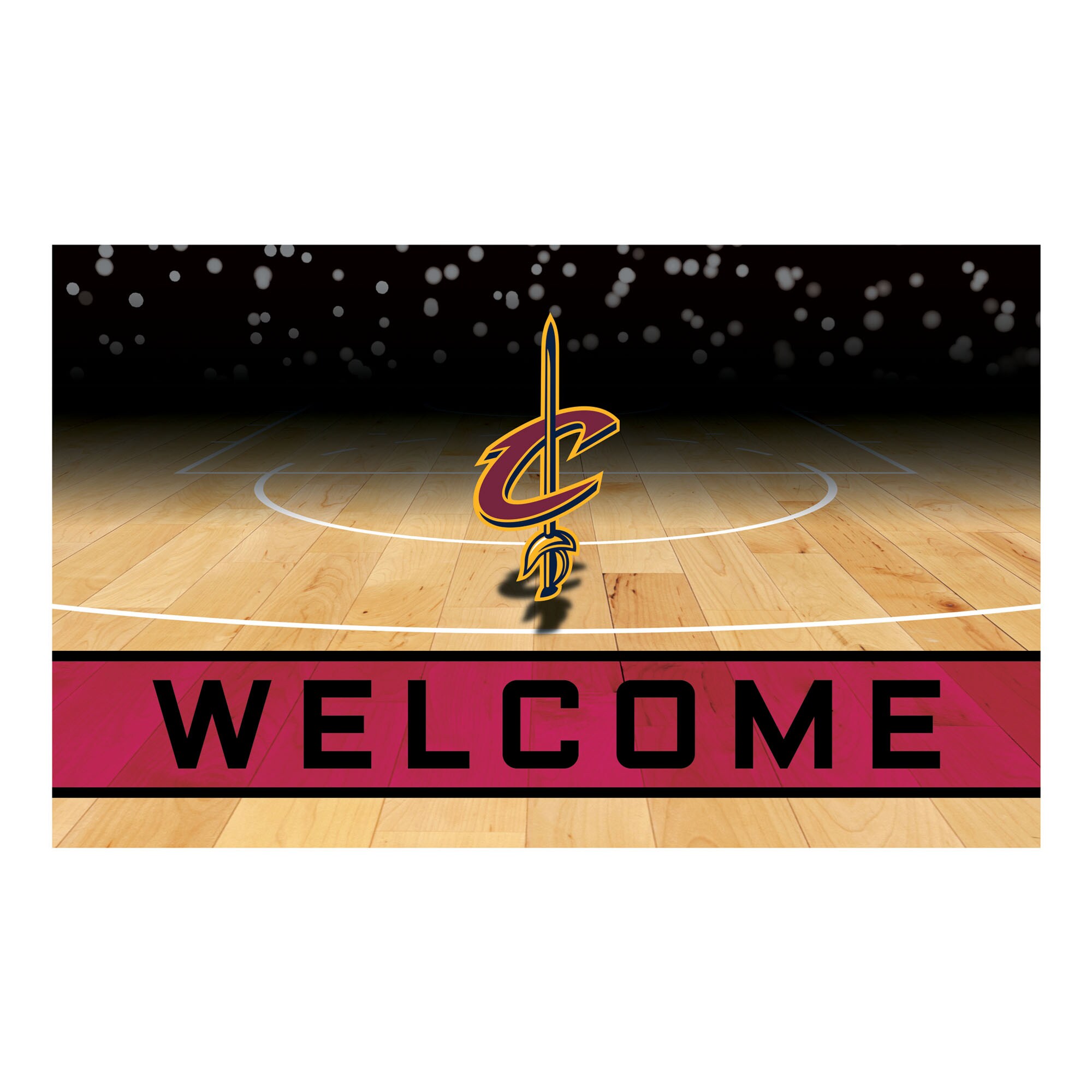 FANMATS 21945 NBA- Cleveland Cavaliers 1-1/2 x 2-1/2 Team Color Indoor/Outdoor Solid Sports Throw Rug