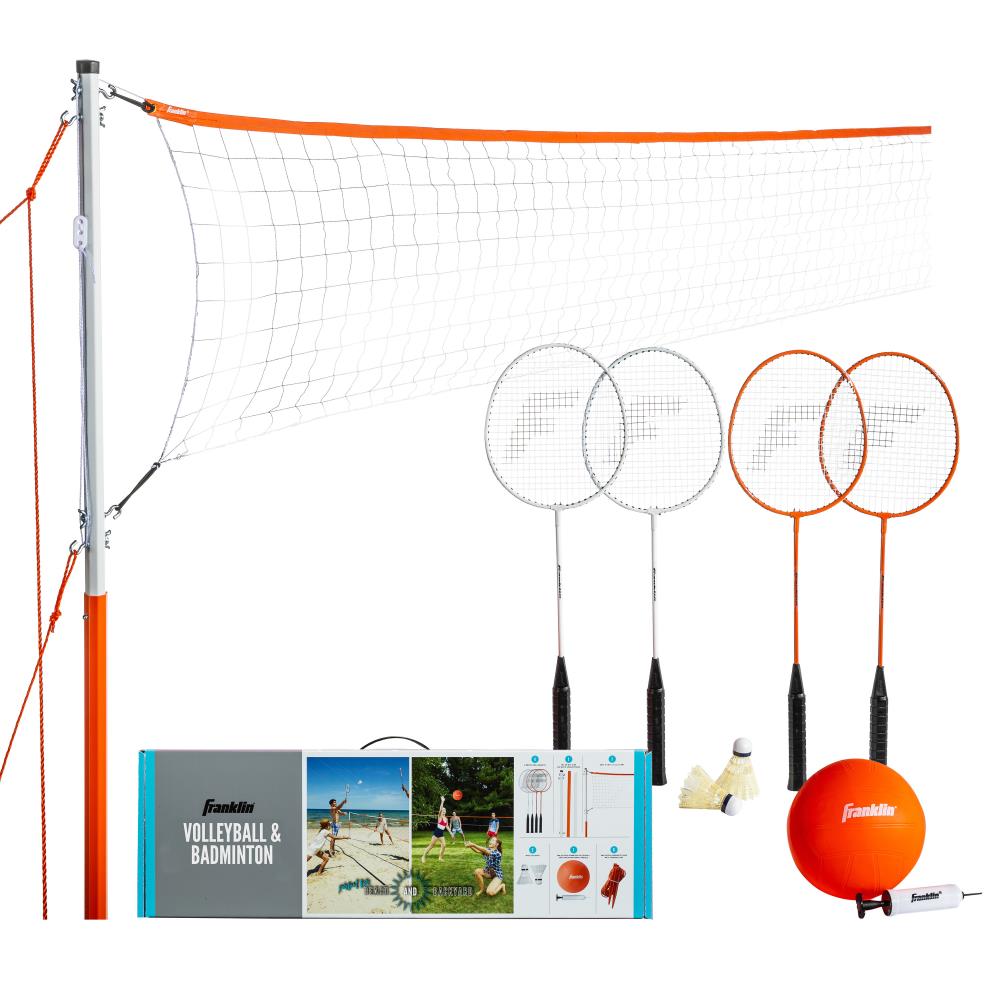 Franklin Volleyball & Badminton Ersatznetz Freizeit Spiel Sport, Outdoor 