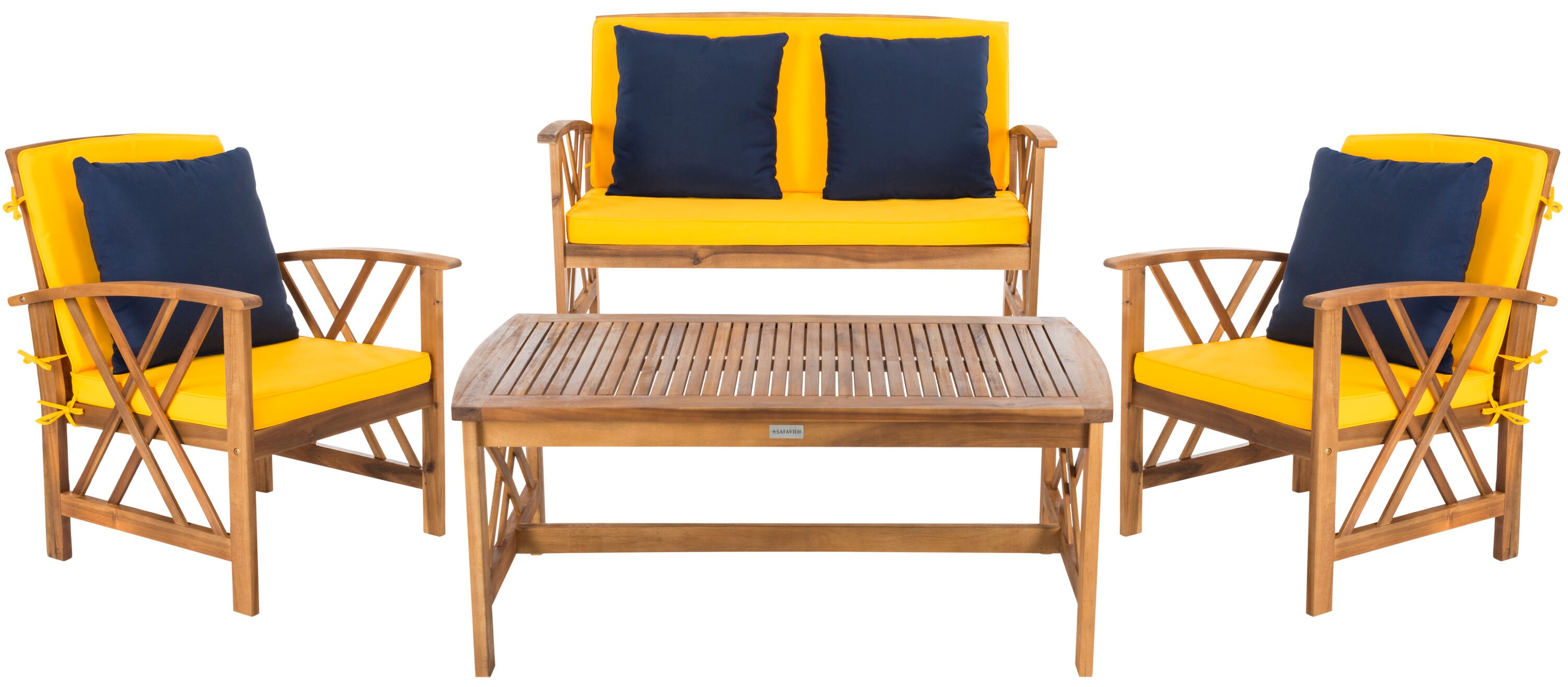 Safavieh PAT7008D Patio-Conversation-Sets - View #9