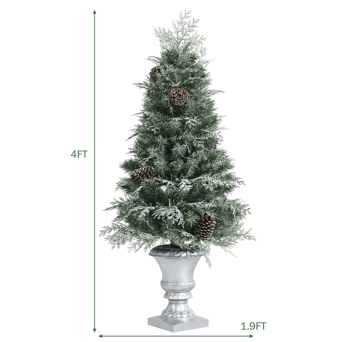 WELLFOR CM-HJY-23496US Artificial-Christmas-Trees - View #11