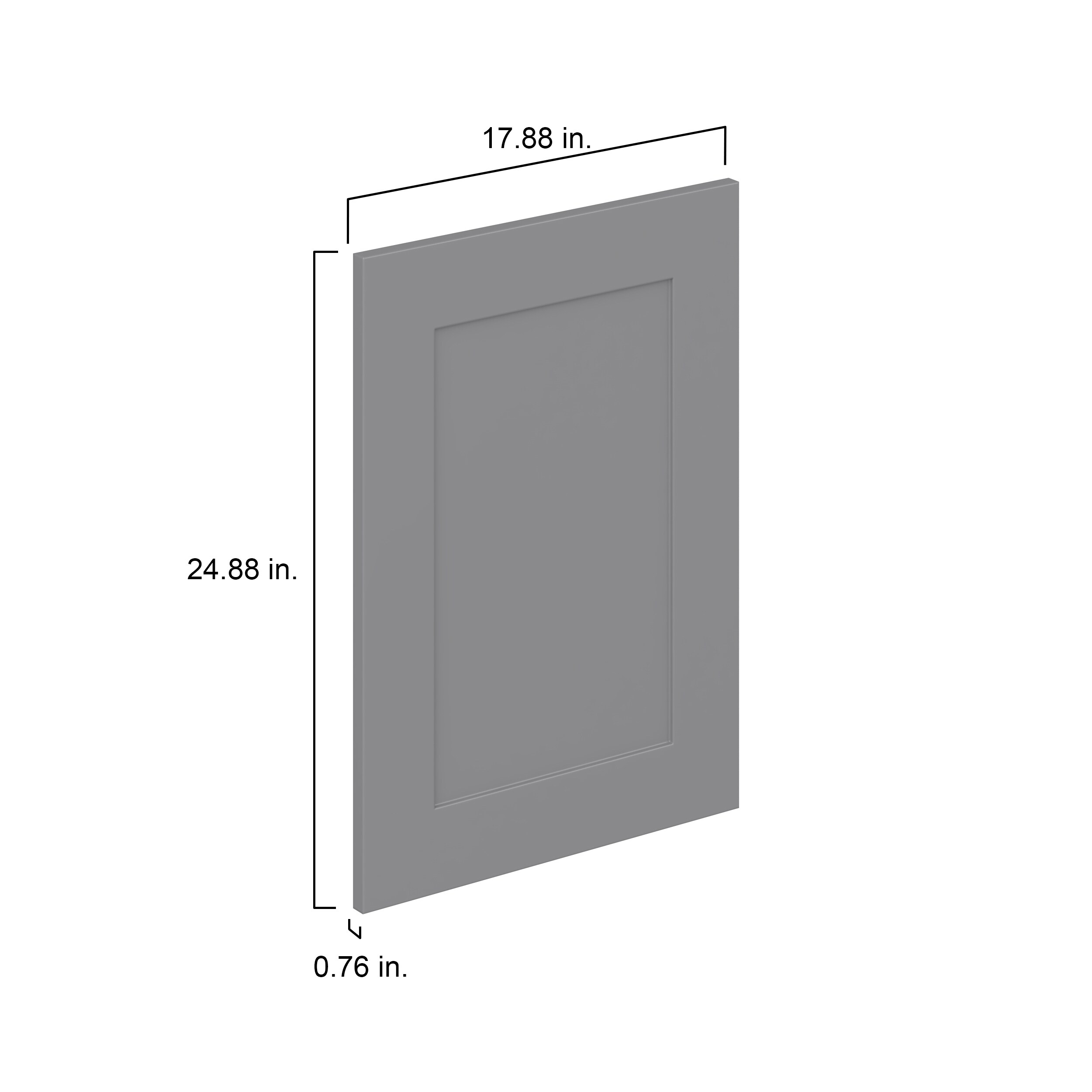 Hugo&Borg DSDR1825-BM Kitchen-Cabinet-Doors - View #4
