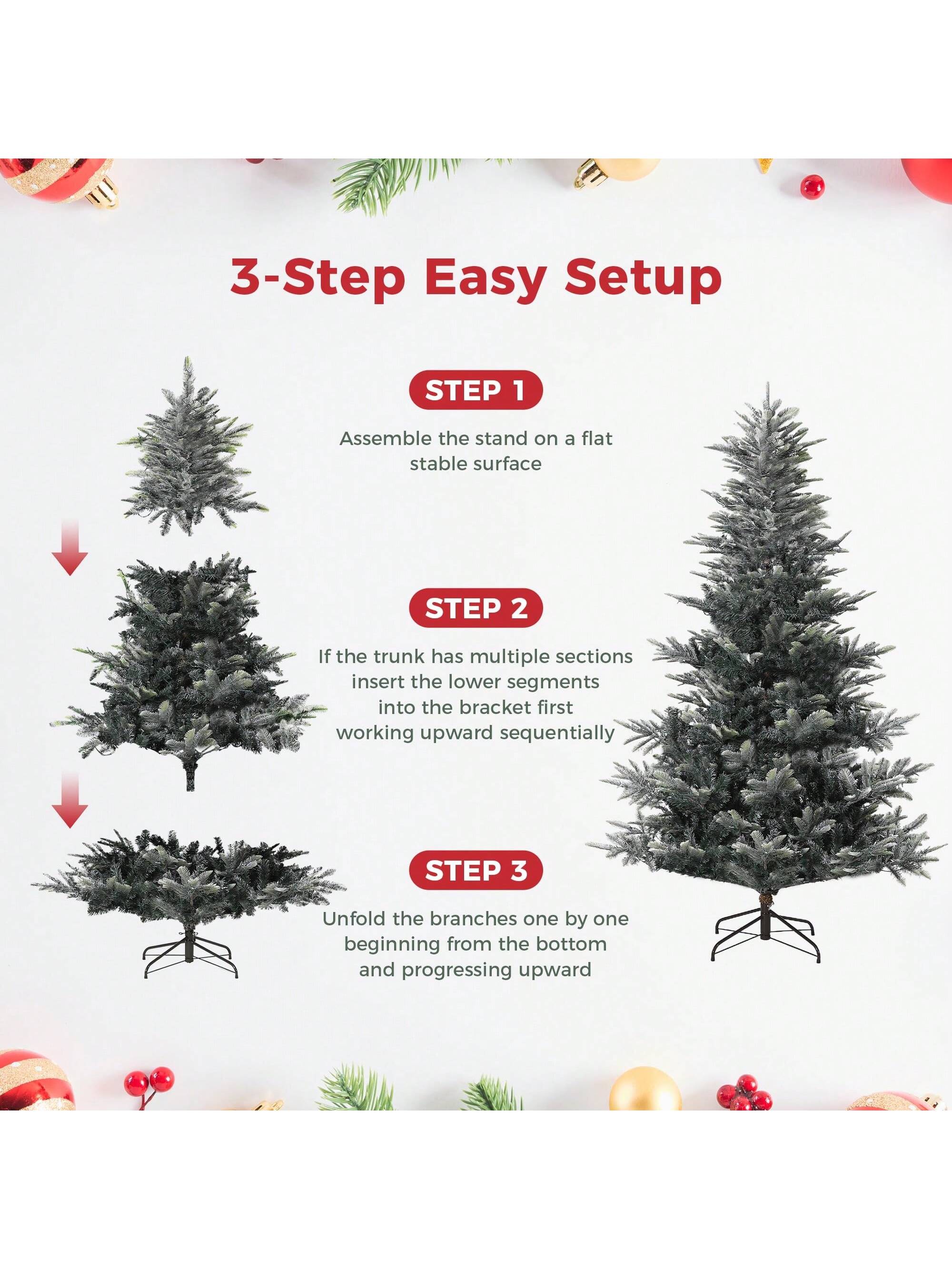 Qeetex DSDS-W6F91688 Artificial-Christmas-Trees - View #5