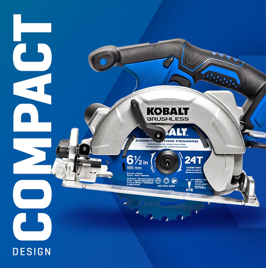 Kobalt Next-Gen 24-volt Max 6-1/2-in Brushless Cordless Circular Saw (Bare  Tool) in the Circular Saws department at