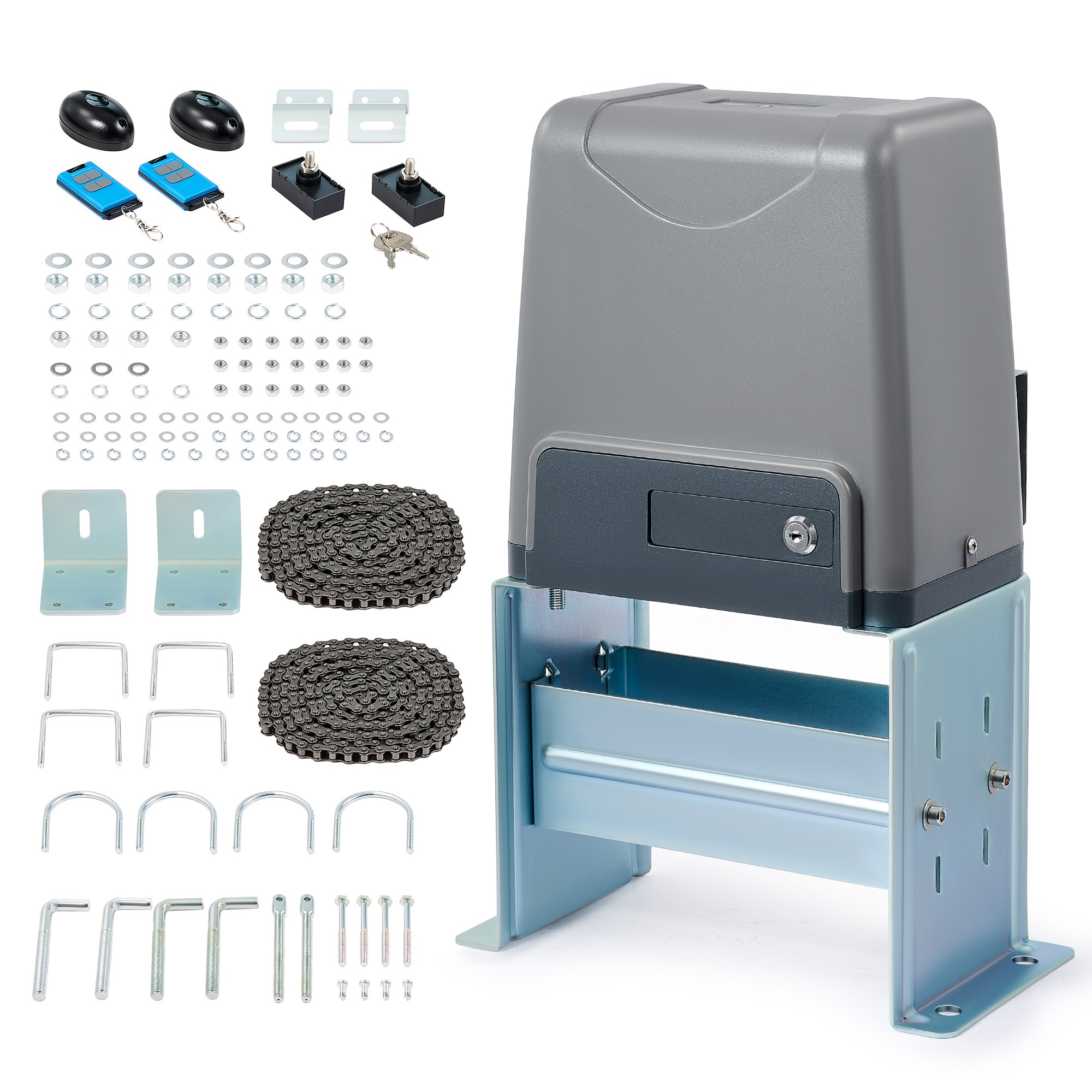 CO-Z 40-ft Slide Universal Electric Driveway Gate Opener Kit #SGO-3300-00
