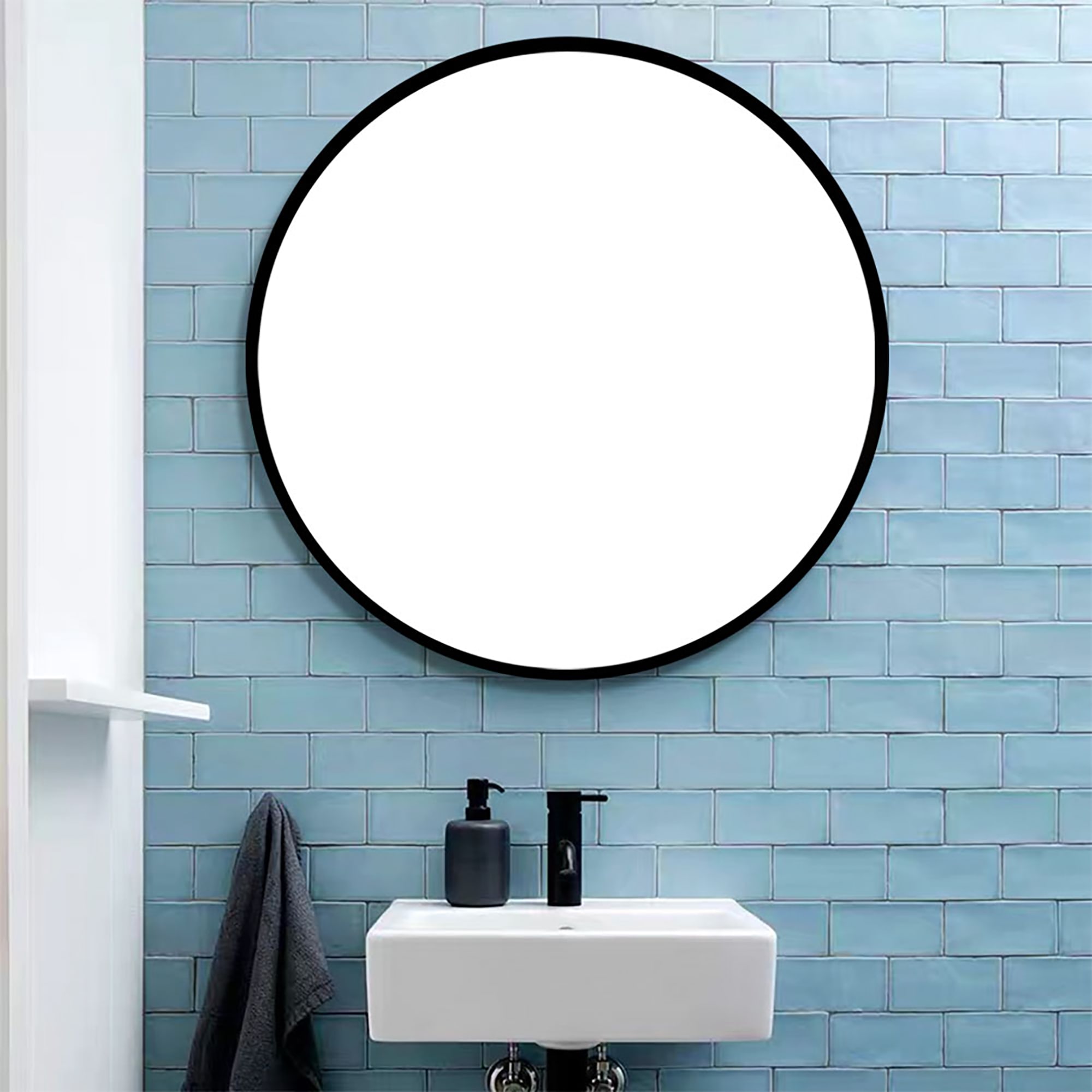 WELLFOR ALMR-18 Framed-Bath-Mirrors - View #2