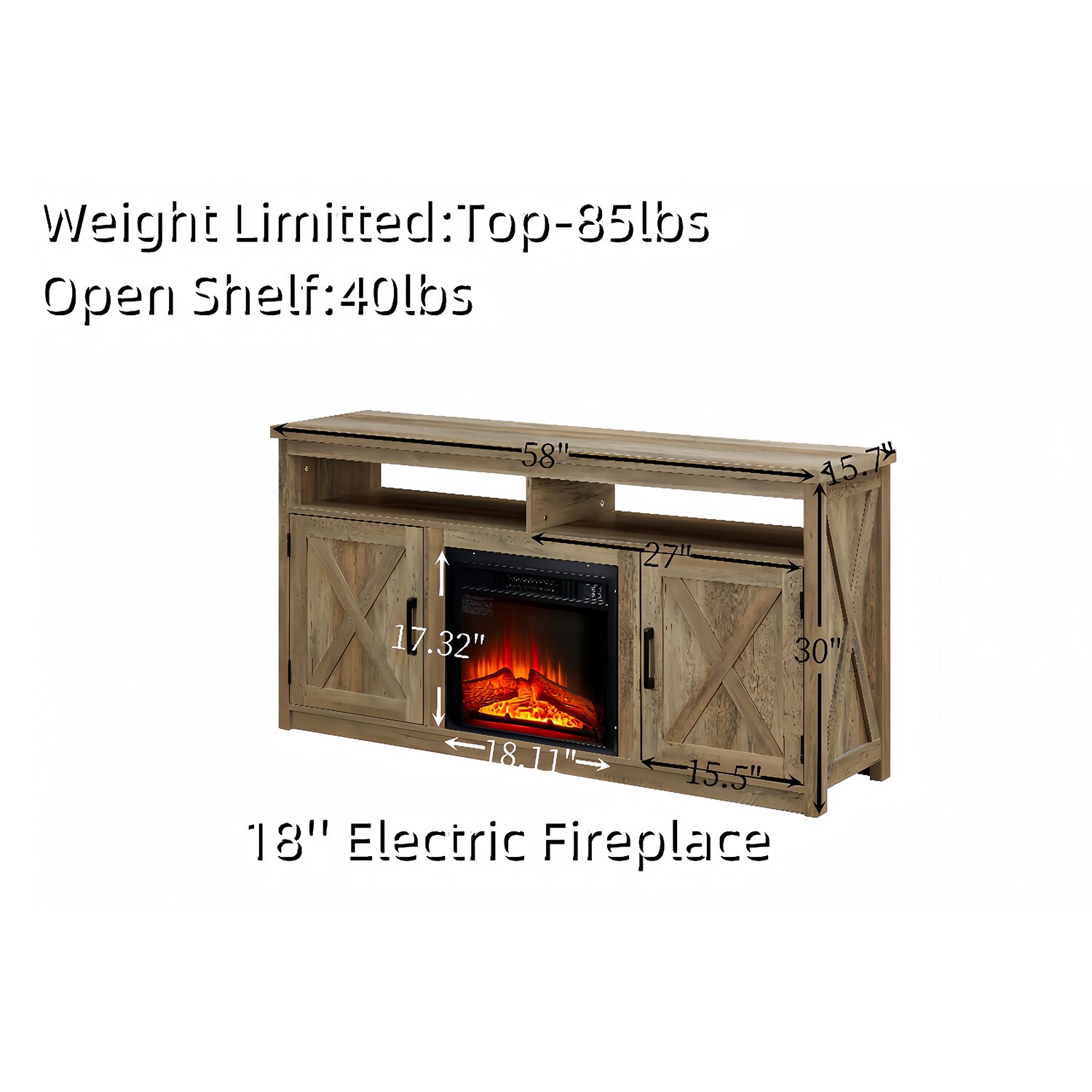 ToolCat PG2-32-PT Electric-Fireplaces - View #5