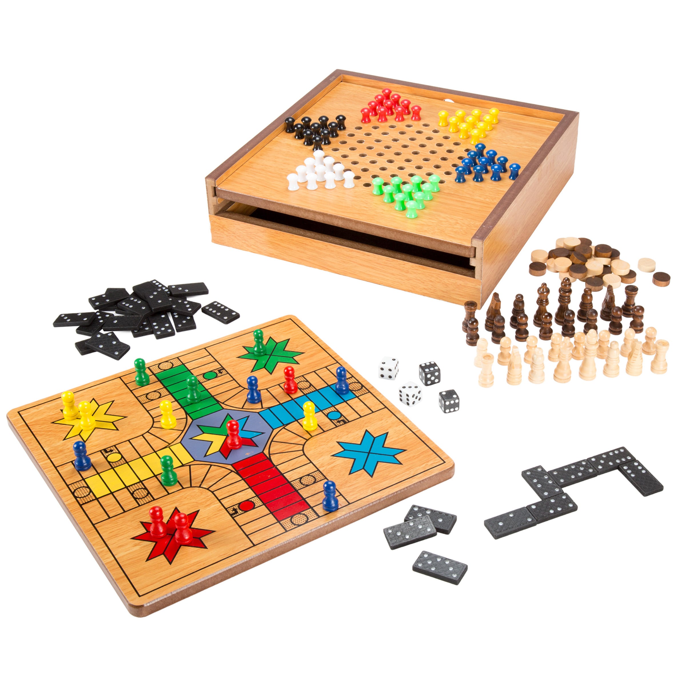 Classic Ludo Game Play Set Family Kids Fun Traditional Board Games