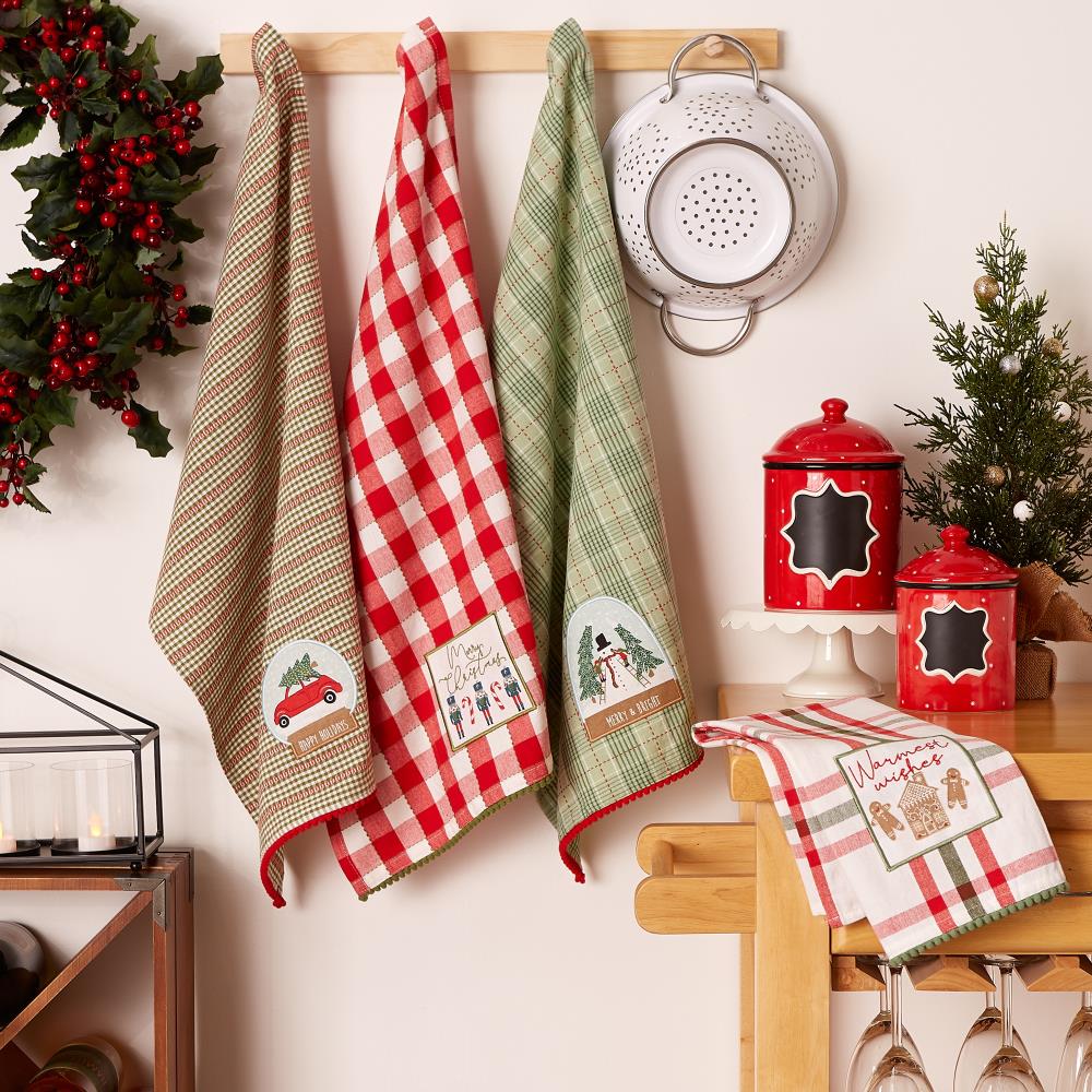 DII 6-Pack Cotton Checkered Any Occasion Dish Towel in the Kitchen Towels  department at