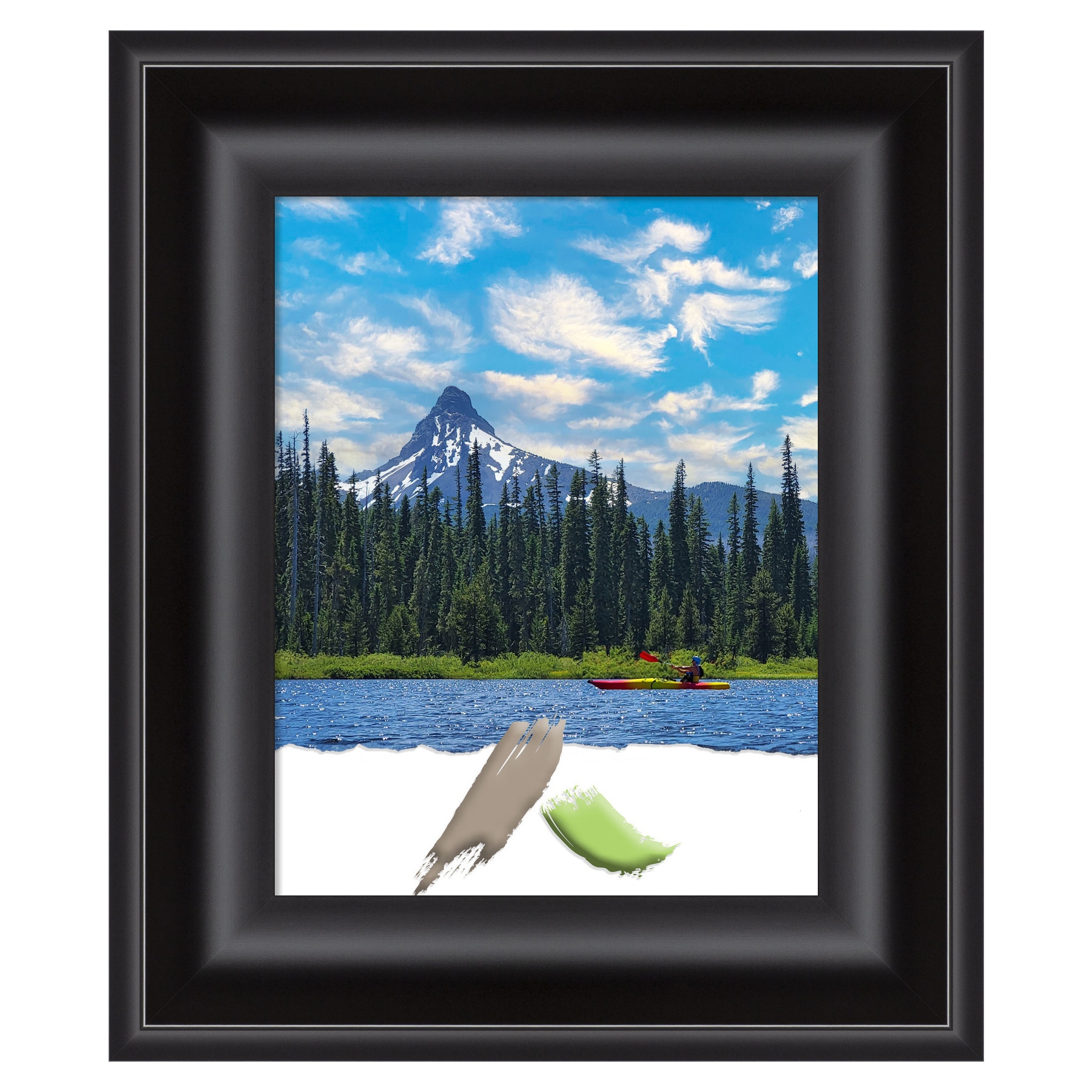 Grand Black 11x14 Polystyrene Wall Picture Frame