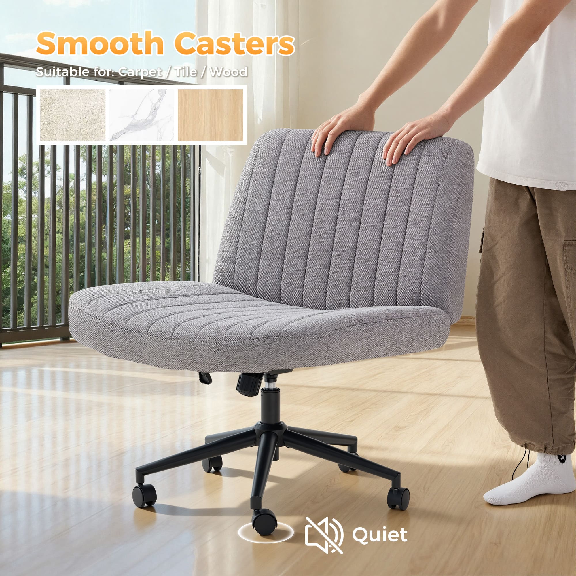 Sweetcrispy L-C-7262-V2-GY Office-Chairs - View #4