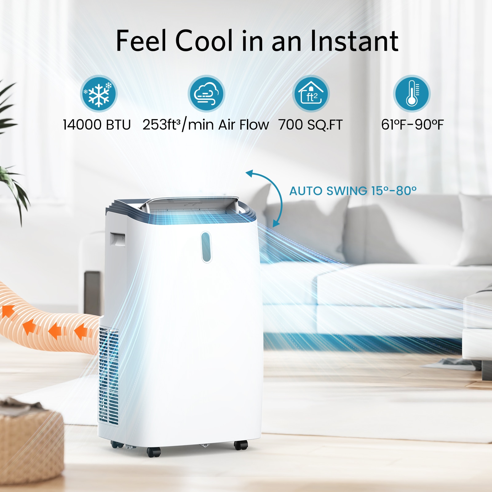 COWSAR LSA4212AC12K Portable-Air-Conditioners - View #2