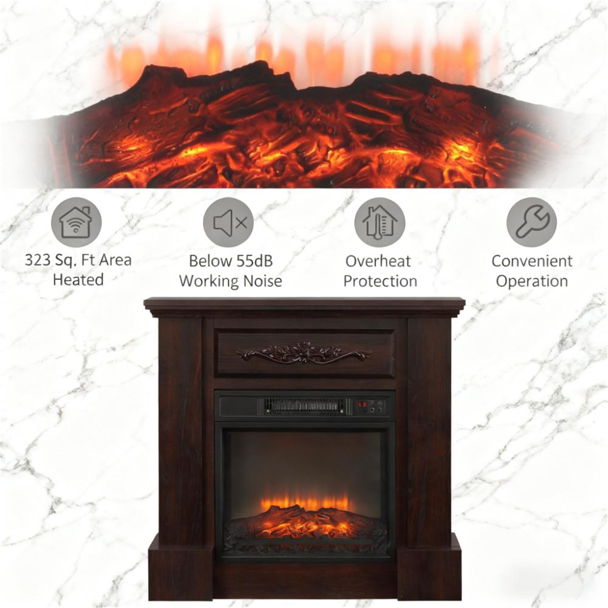 BABOOM BOM-00035-OR Electric-Fireplaces - View #6