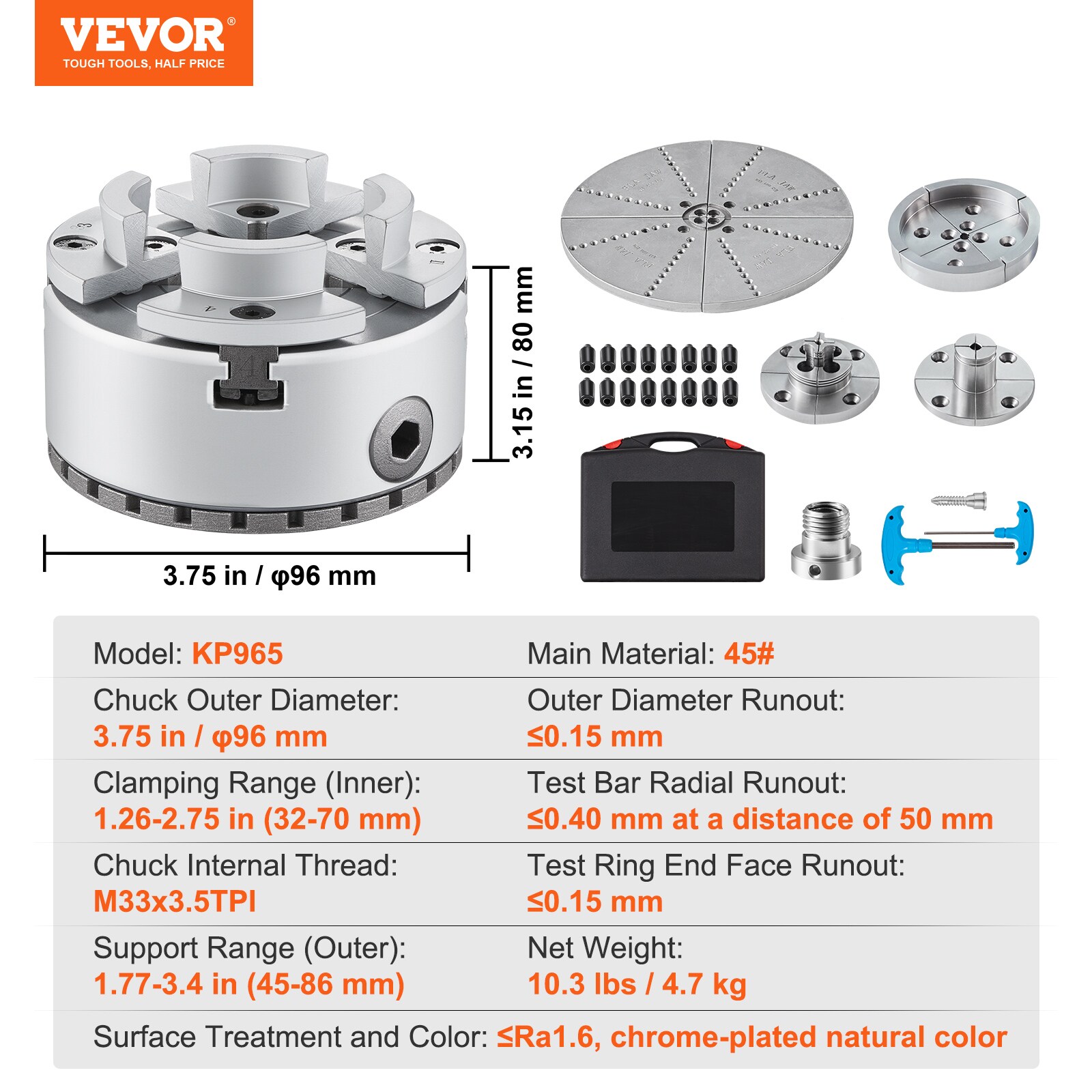 VEVOR MGCCKPTZ375YV7TVVV0 Benchtop-Stationary-Access - View #8