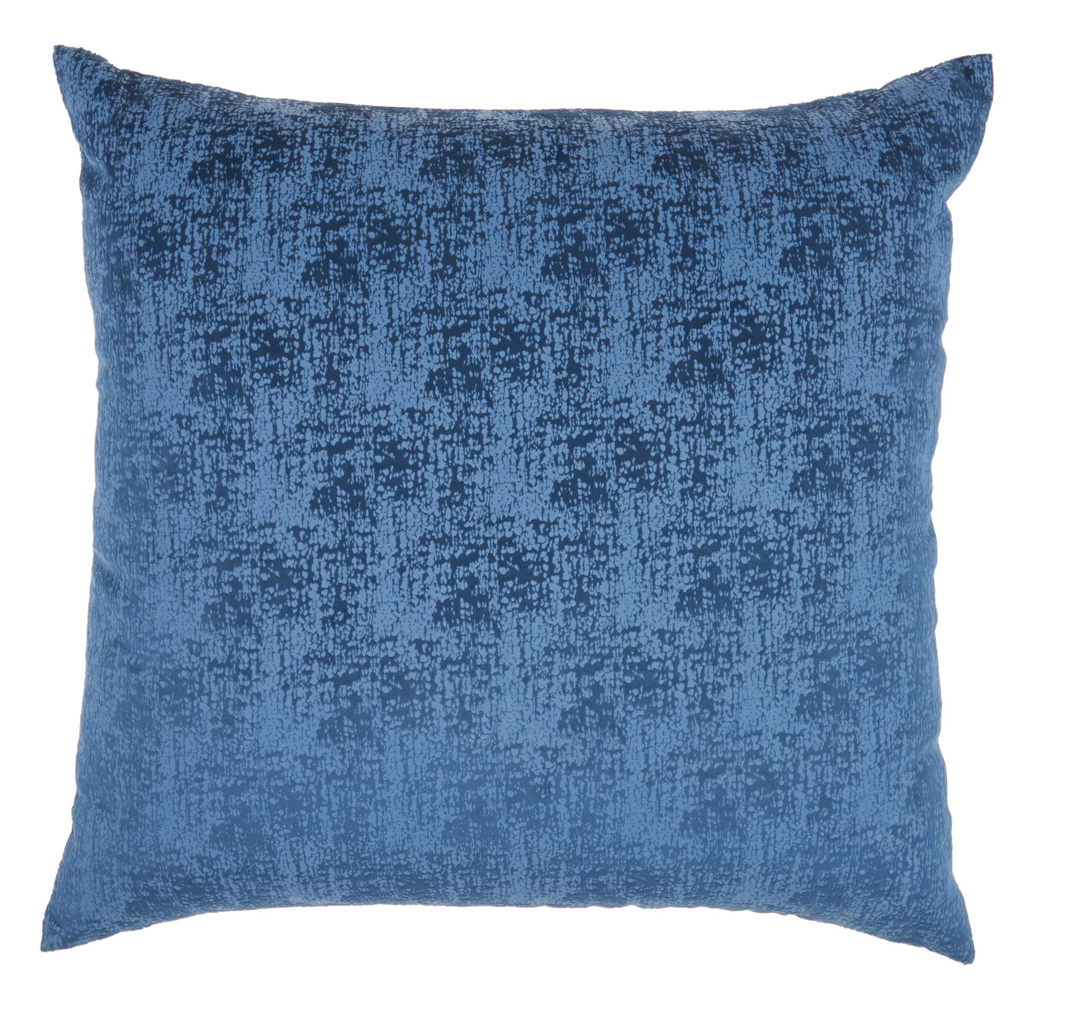 Mina Victory 798019075873 Lifestyles 22-in x 22-in Blue Square Indoor Decorative Pillow
