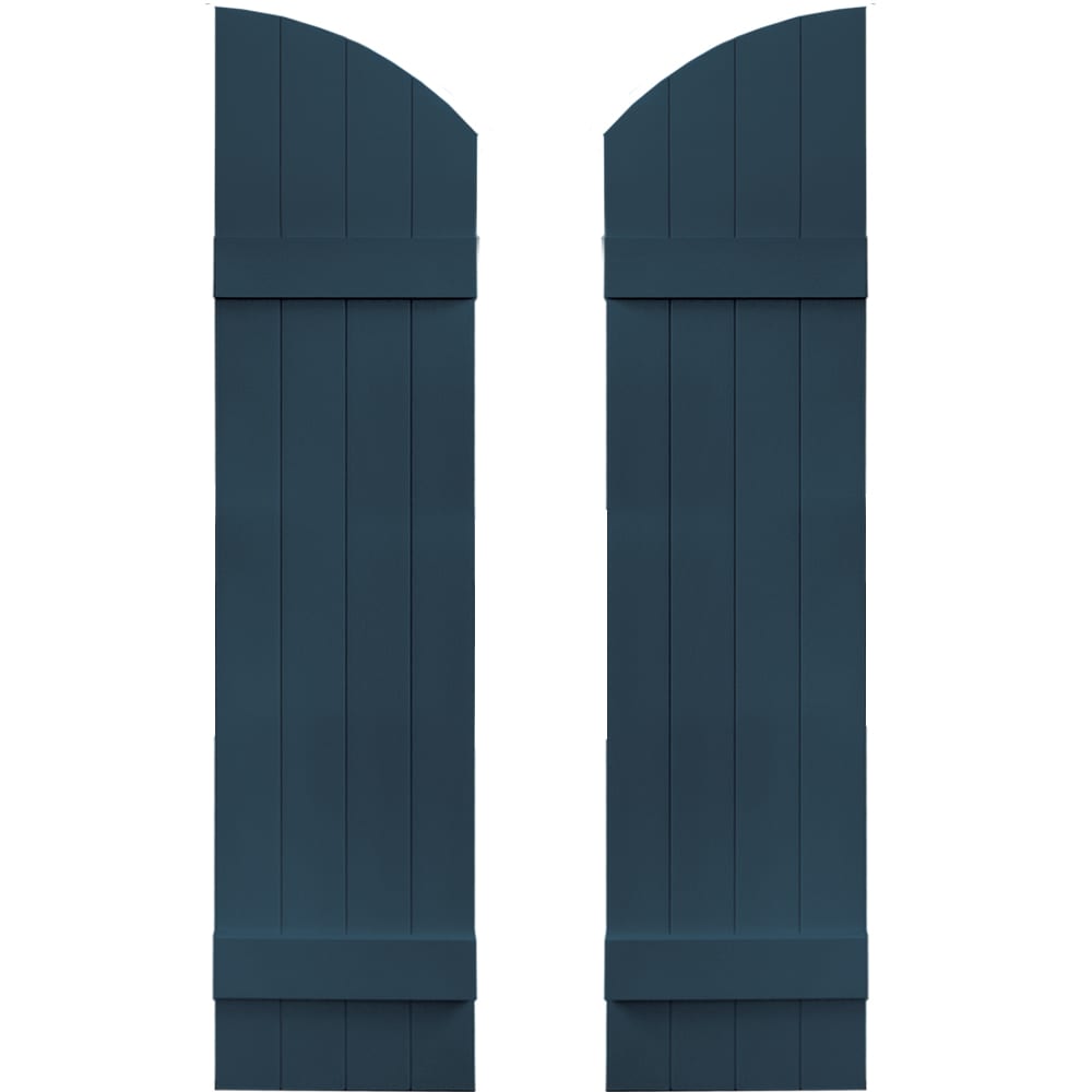Vantage V5931453036 13.875-in W x 53-in H Classic Blue Board and batten Exterior Shutters ( 1 -Pack )