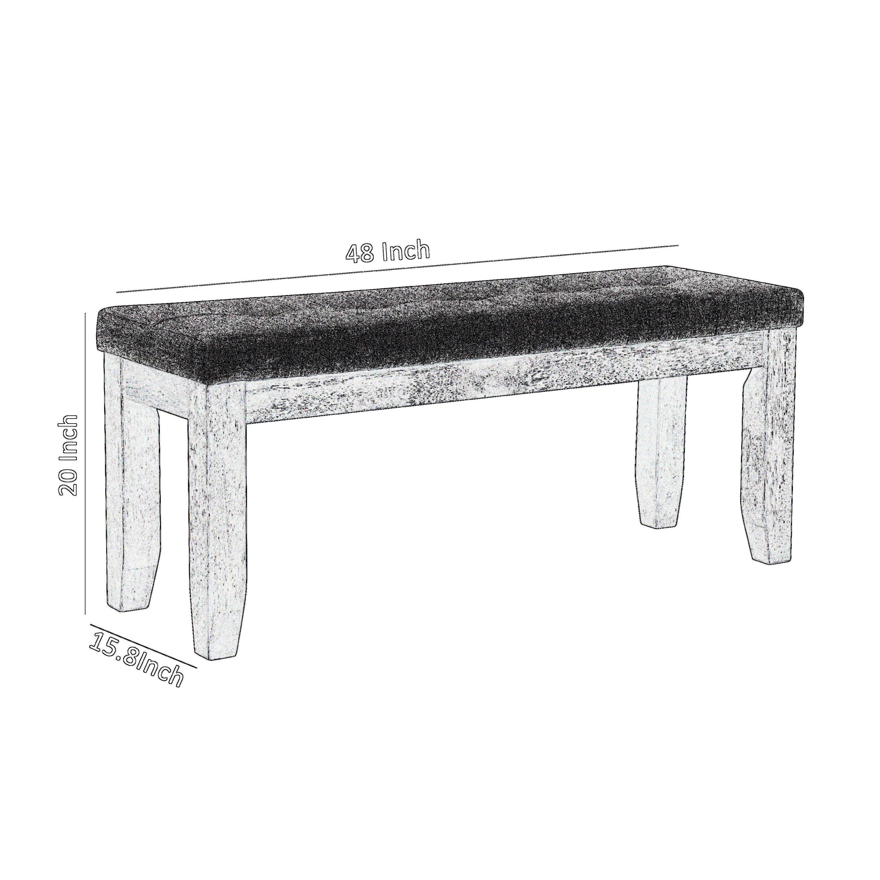 Benzara BM215444 bench - View #5