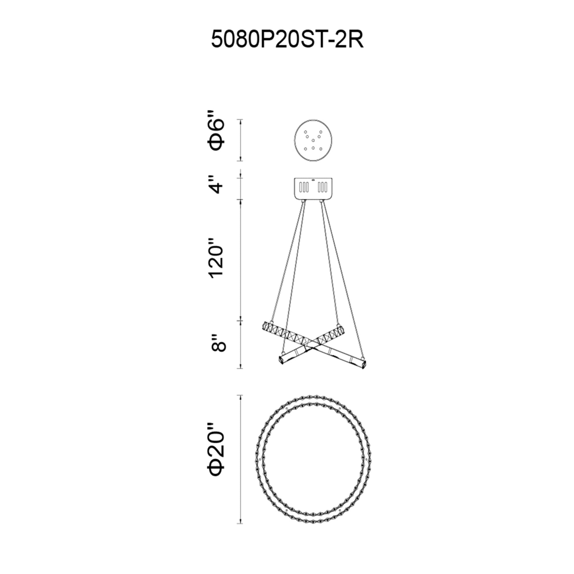 CWI Lighting 5080P20ST-2R b090015 - View #8