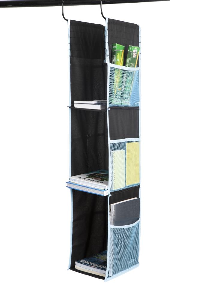 Mind Reader Blue Hanging Closet Organizer (9.25-in x 36.81-in x 6.69-in) in  the Clothing Storage Accessories department at