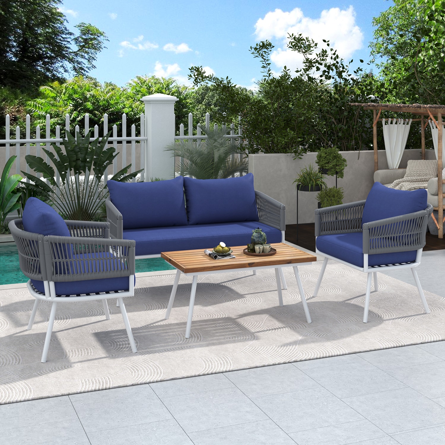 SINOFURN SYA020181BG Patio-Conversation-Sets - View #11