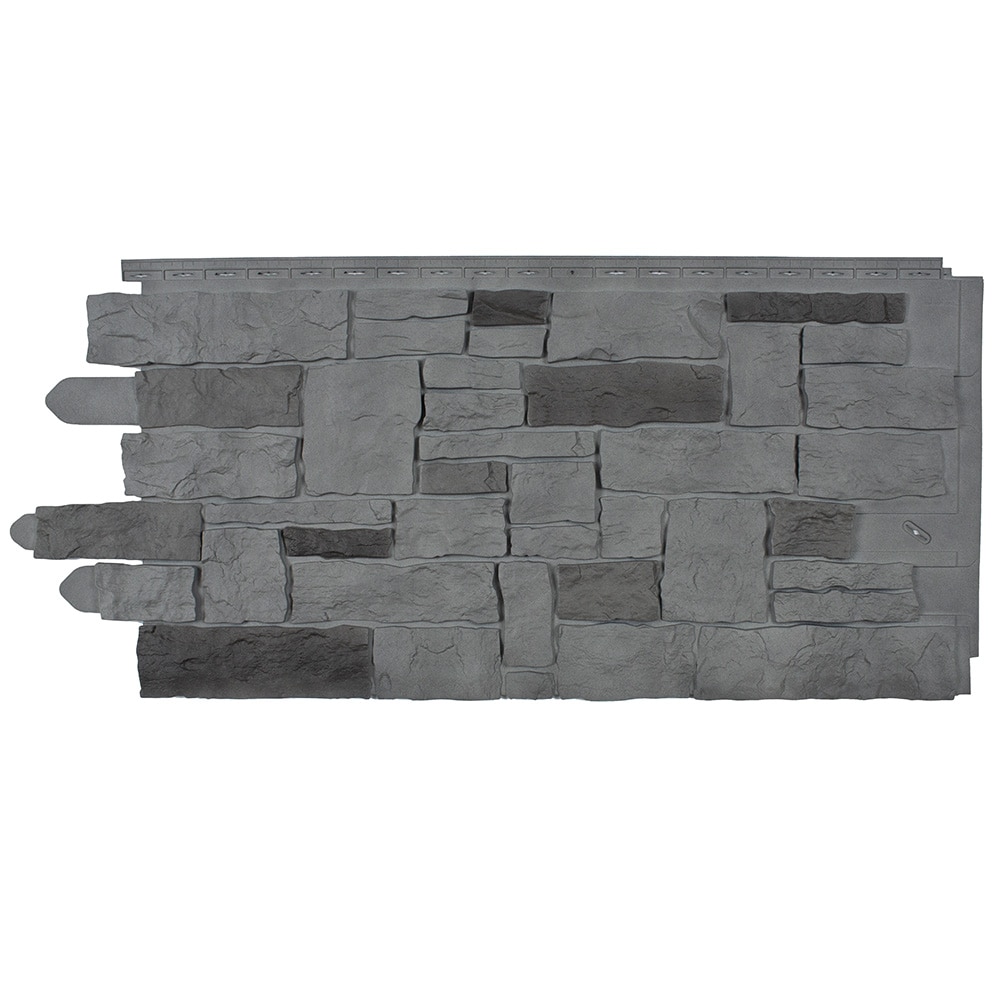 Novik 100145001A Artisan Cut 49.3 Square feet Ash Faux stone veneer