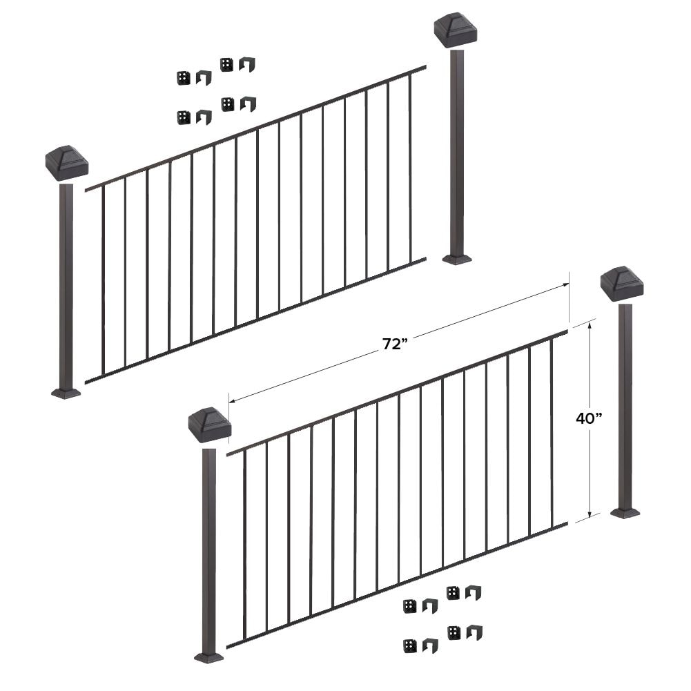 12 Foot Long Deck Railing Systems At Lowes Com   45533952 