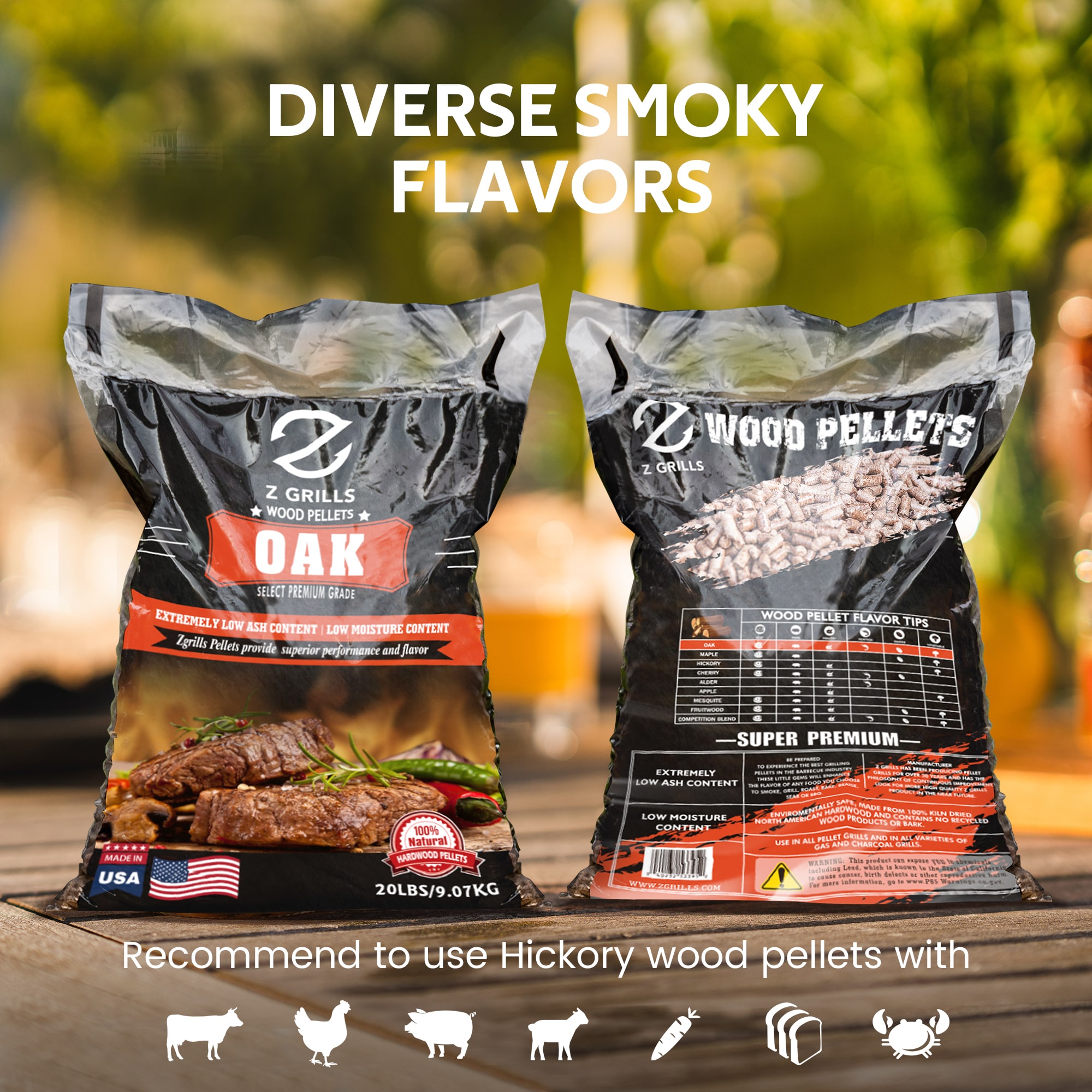 Z GRILLS WP-OAK-40 Grilling-Pellets - View #3