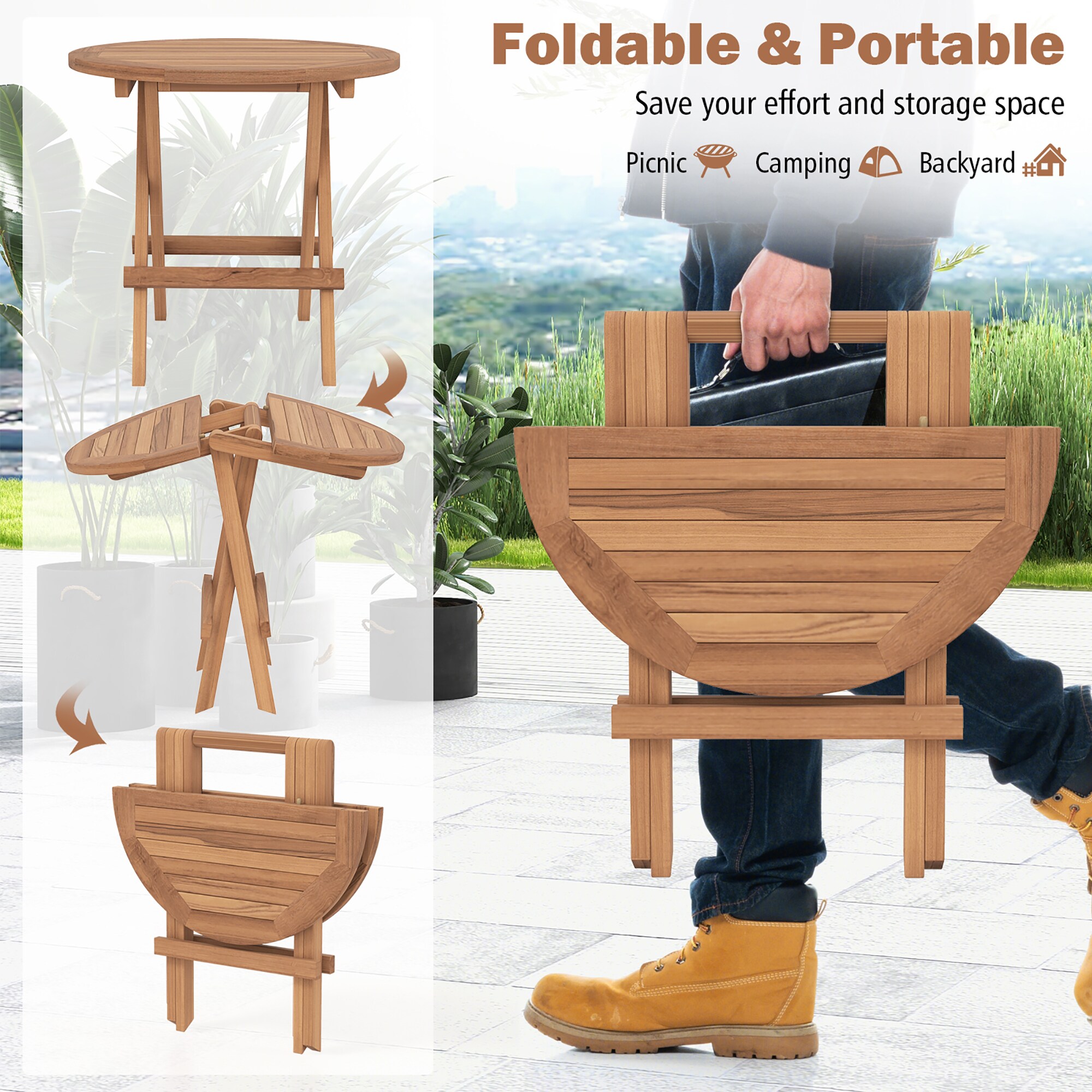 Costway LWS00016 Patio-Tables - View #7