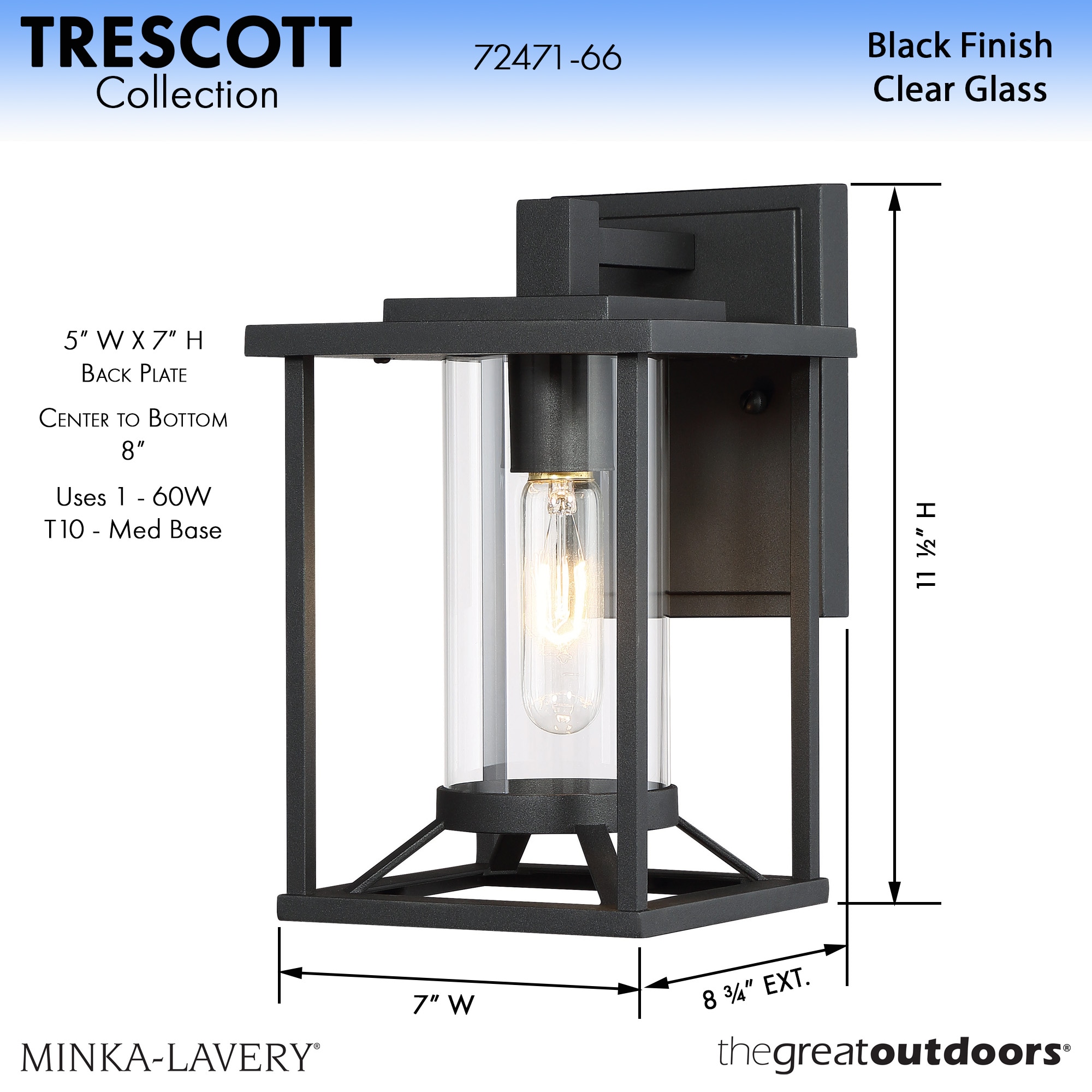 Minka Lavery 72471-66 Outdoor-Wall-Lighting - View #5