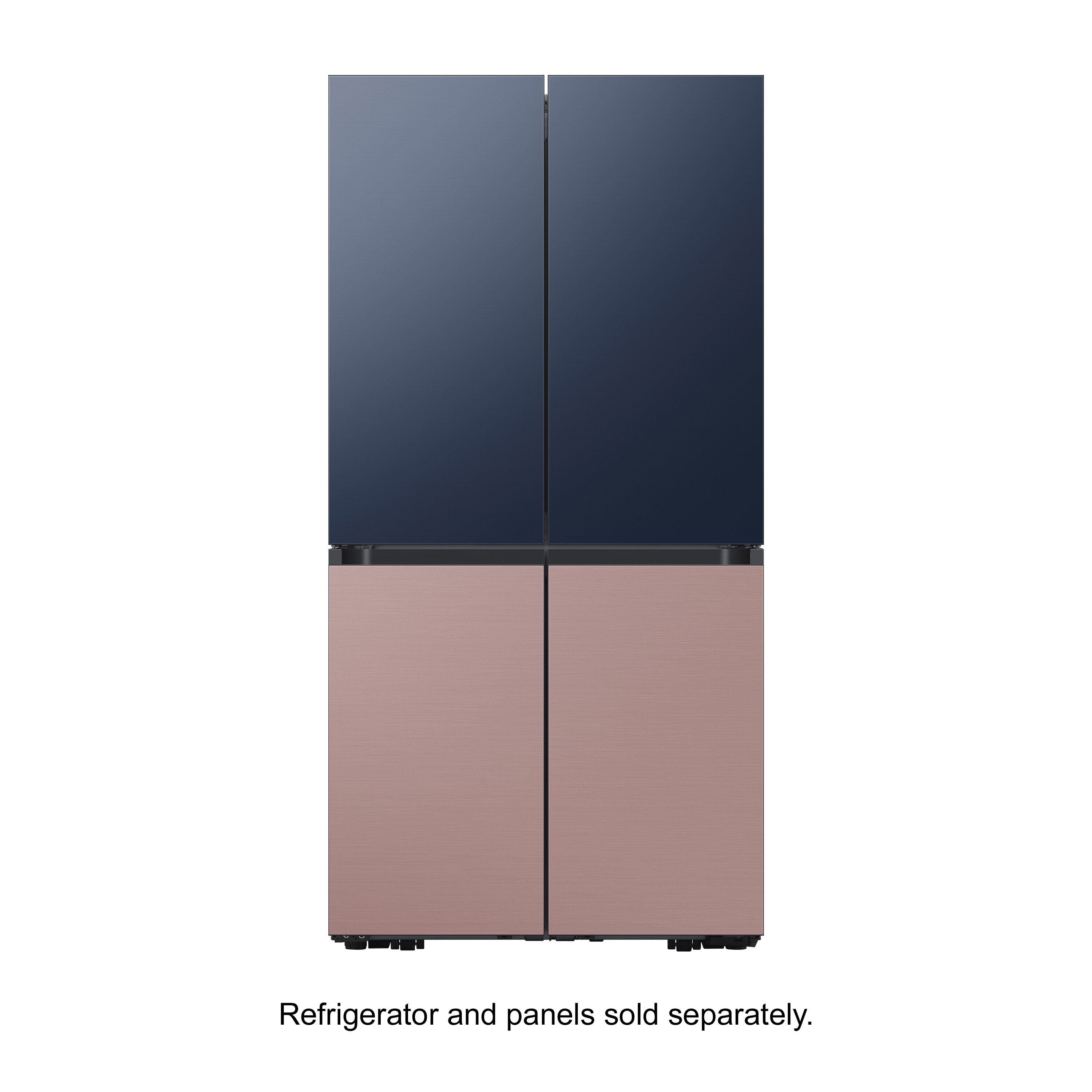 Samsung Bespoke 4-door Flex Refrigerator Top Panel In Navy Steel at  Lowes.com