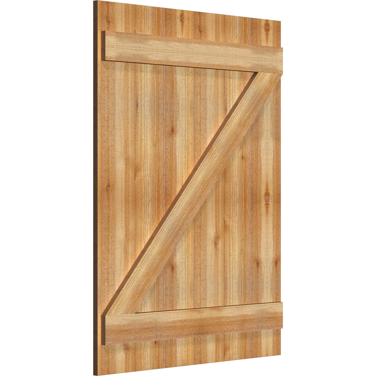 Ekena Millwork RBJ06Z32X043RWR Exterior-Shutters - View #2
