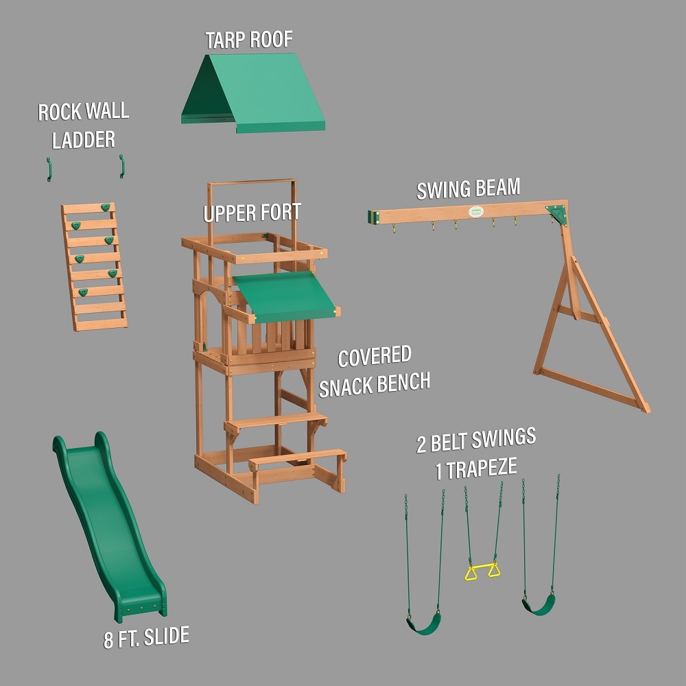 Backyard Discovery 2001039COM Wood-Playset-Kits - View #9
