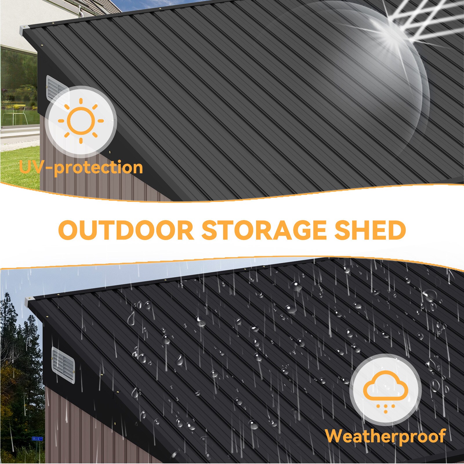 AOXUN AX-00404R Metal-Storage-Buildings-Sheds - View #3