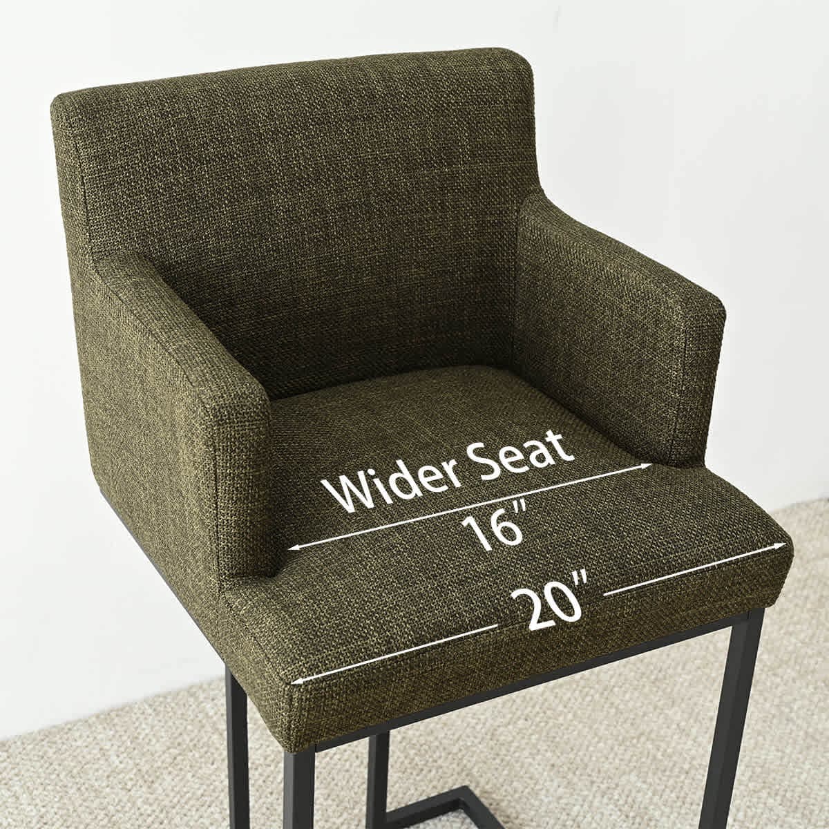 Maison Boucle MASON-ABAR-GREEN stools - View #4